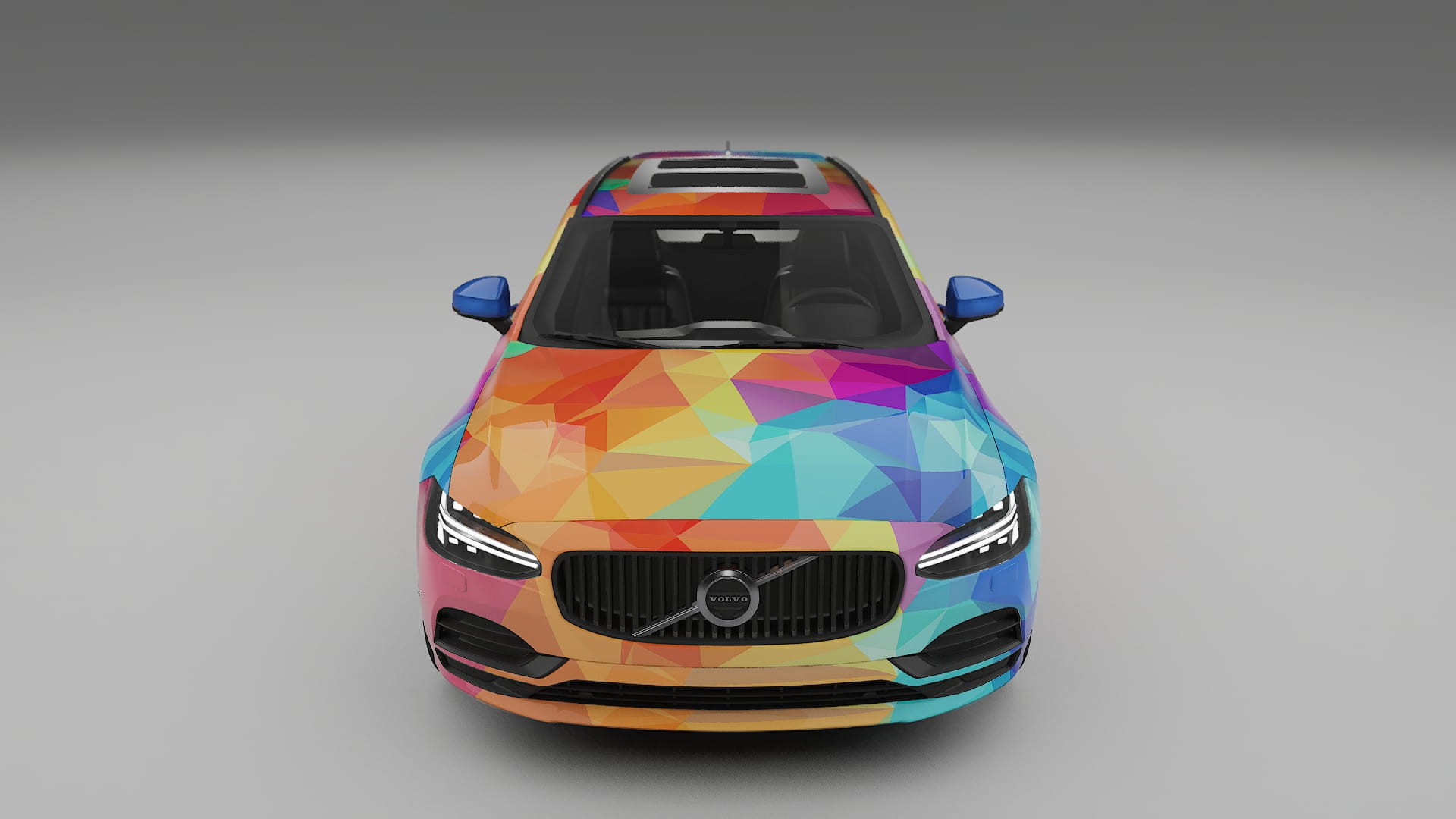 Volvo V90 P5 VECTOR VIBE – Kit Wrap PPF Personalizzato in Pellicola Poliuretanica Stampabile