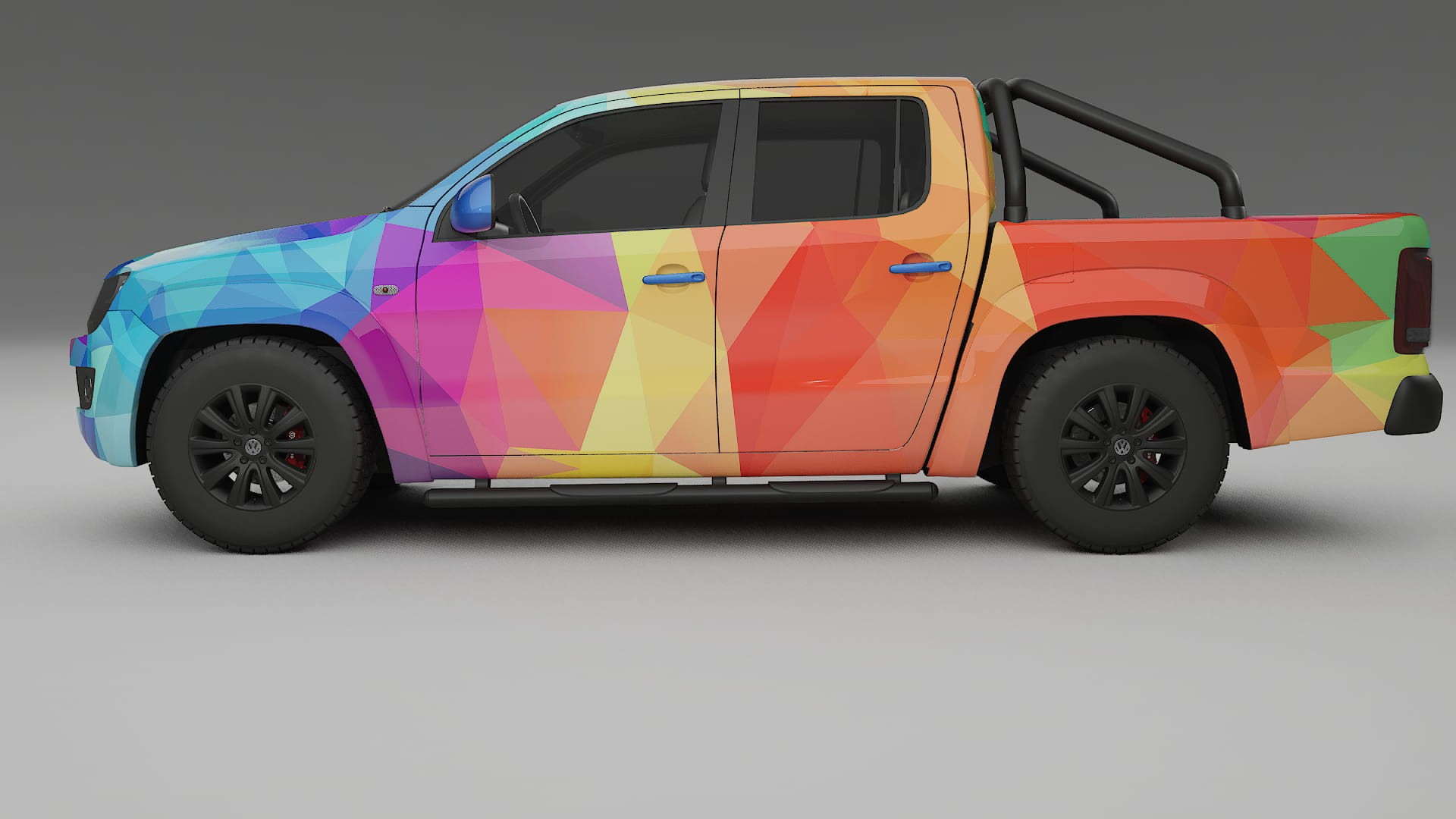 VW Amarok 2H VECTOR VIBE – Kit Wrap PPF Personalizzato in Pellicola Poliuretanica Stampabile