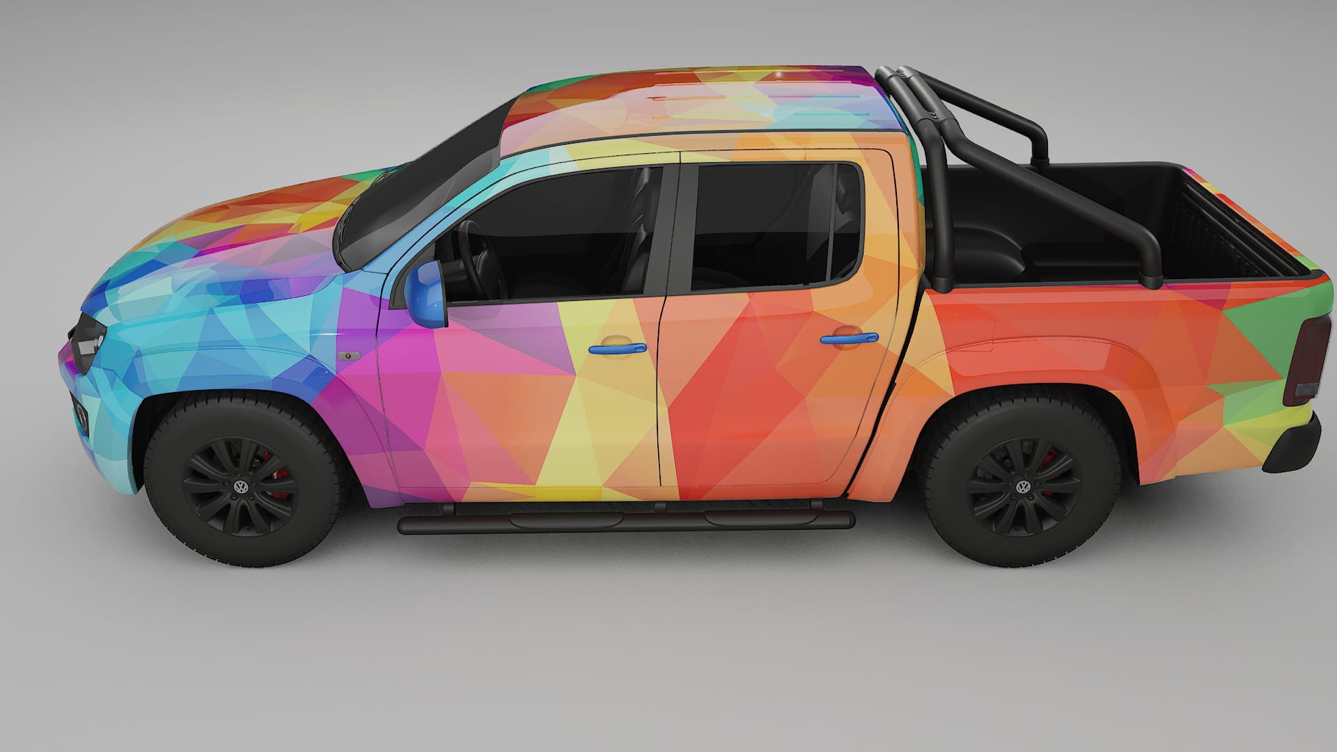 VW Amarok 2H VECTOR VIBE – Kit Wrap PPF Personalizzato in Pellicola Poliuretanica Stampabile