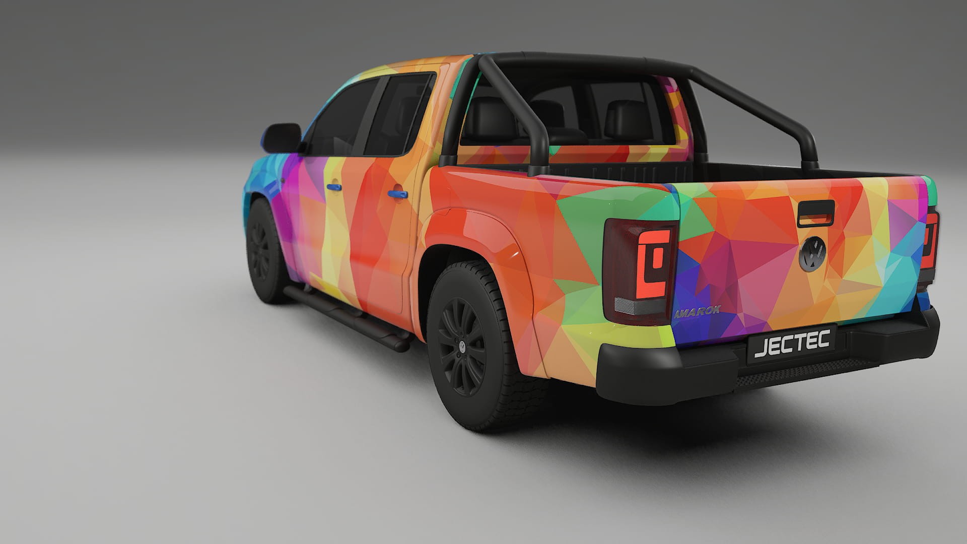 VW Amarok 2H VECTOR VIBE – Kit Wrap PPF Personalizzato in Pellicola Poliuretanica Stampabile