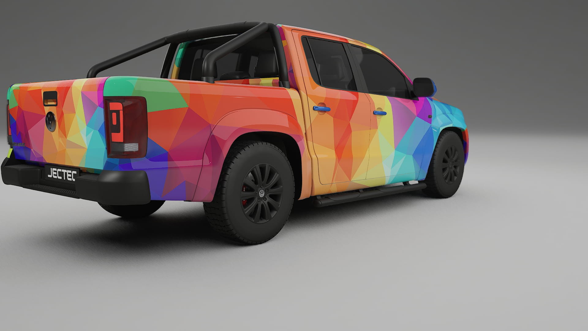 VW Amarok 2H VECTOR VIBE – Kit Wrap PPF Personalizzato in Pellicola Poliuretanica Stampabile