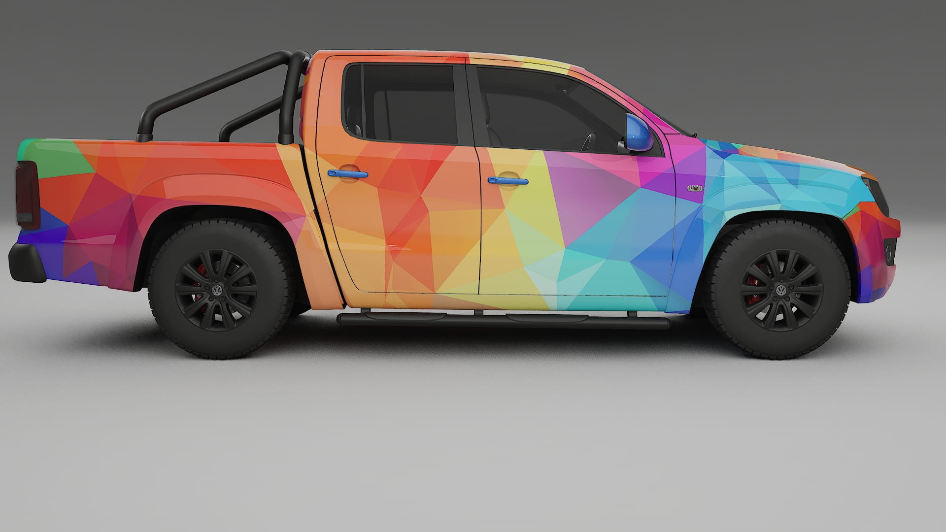 VW Amarok 2H VECTOR VIBE – Kit Wrap PPF Personalizzato in Pellicola Poliuretanica Stampabile