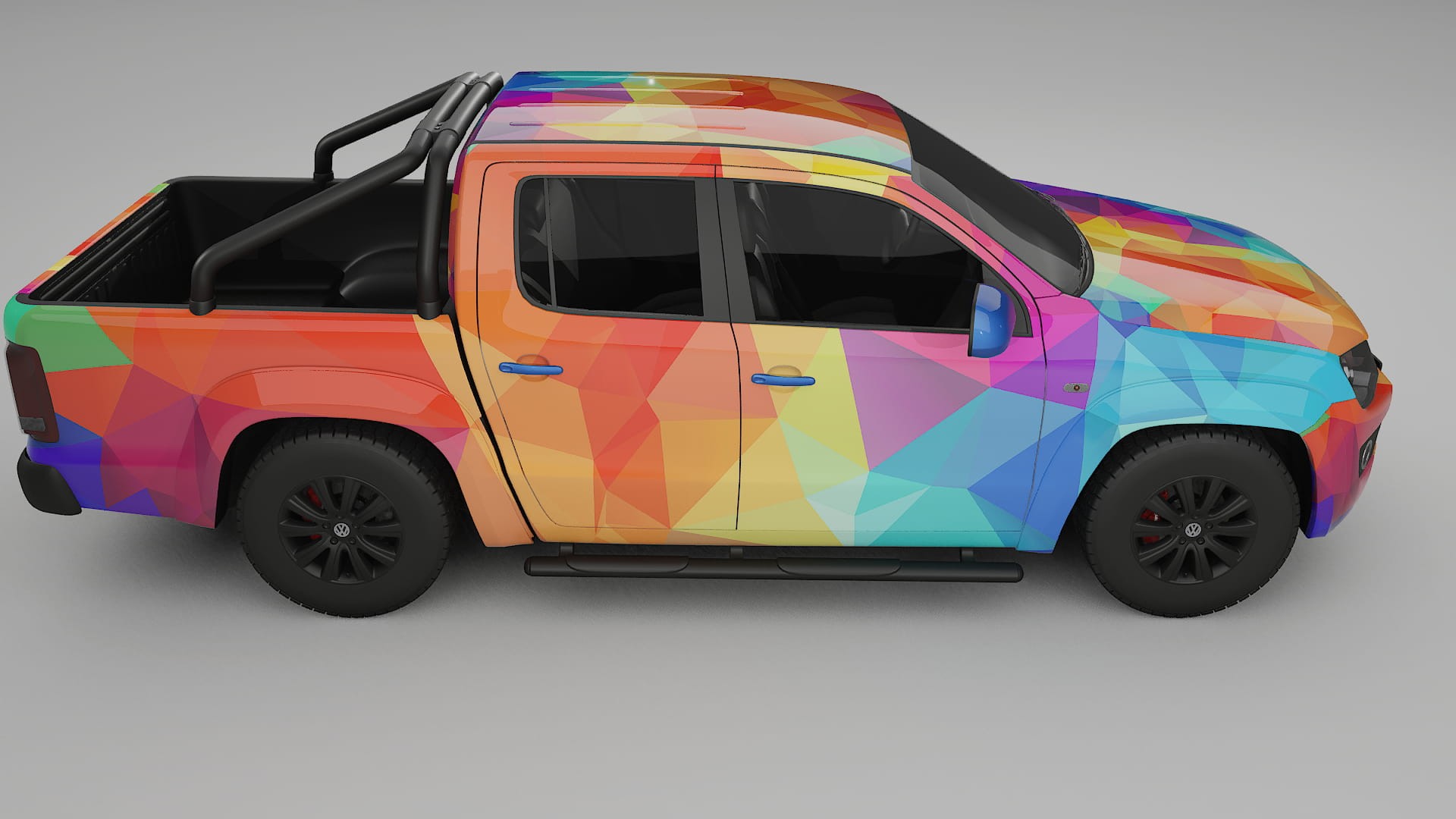 VW Amarok 2H VECTOR VIBE – Kit Wrap PPF Personalizzato in Pellicola Poliuretanica Stampabile