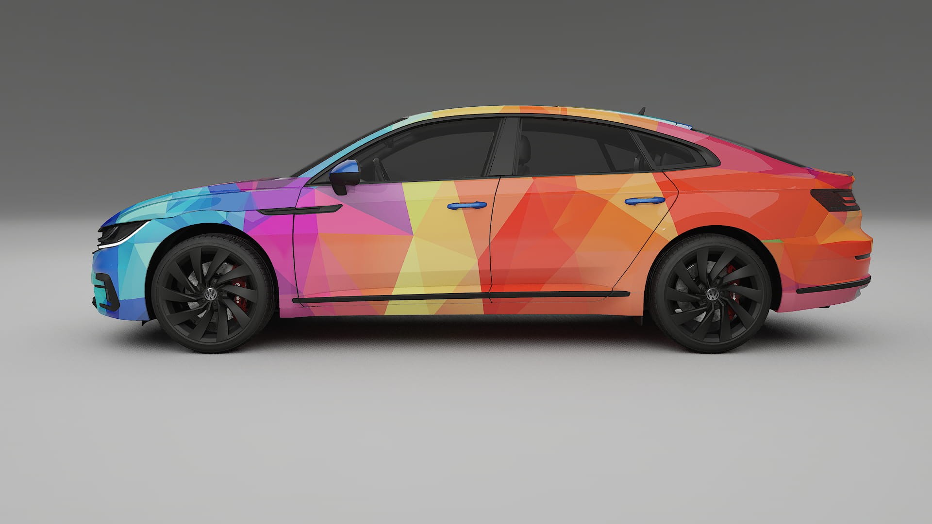 VW Arteon R 3H prefacelift pre-LCI VECTOR VIBE – Kit Wrap PPF Personalizzato in Pellicola Poliuretanica Stampabile