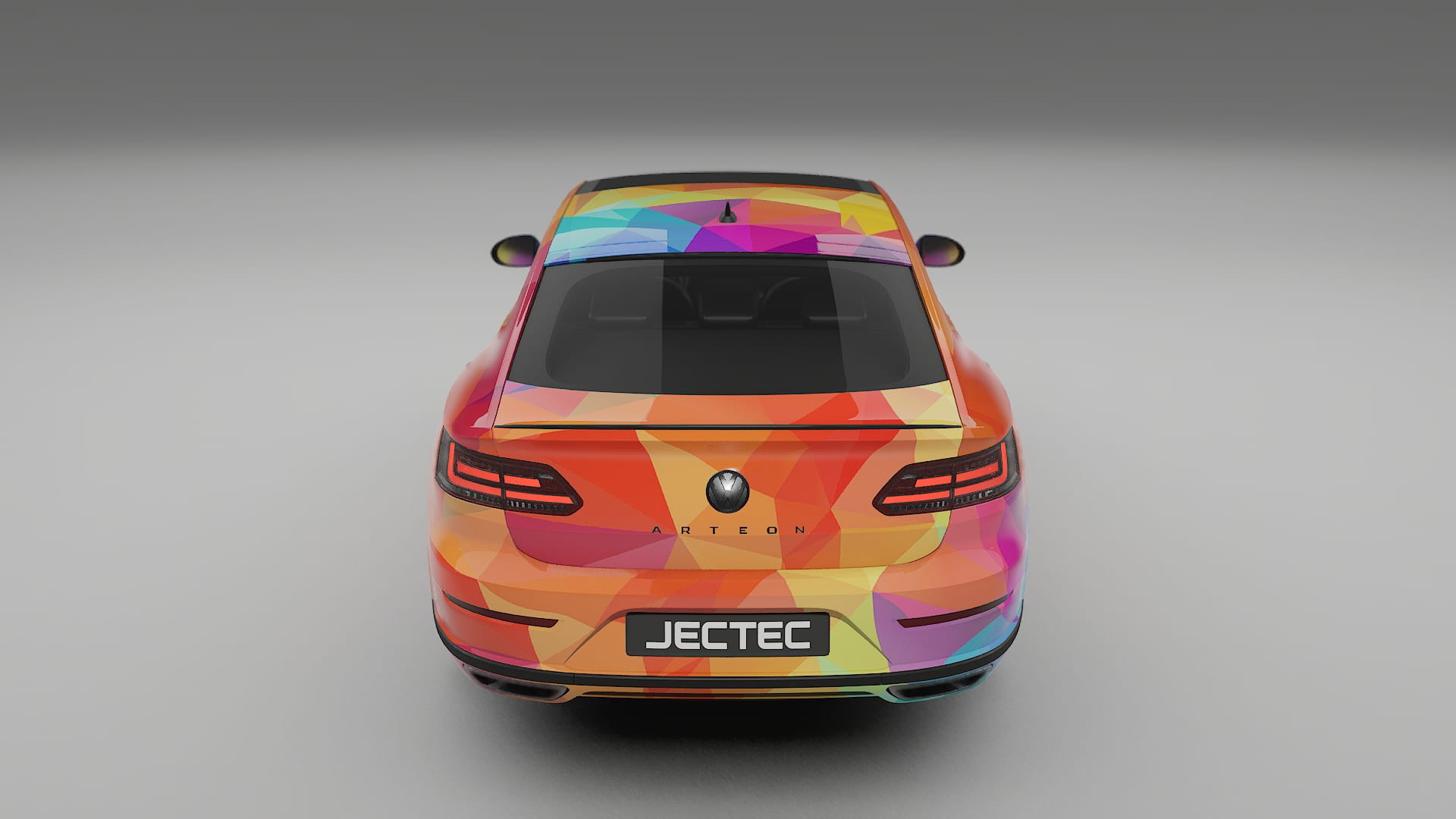 VW Arteon R 3H prefacelift pre-LCI VECTOR VIBE – Kit Wrap PPF Personalizzato in Pellicola Poliuretanica Stampabile