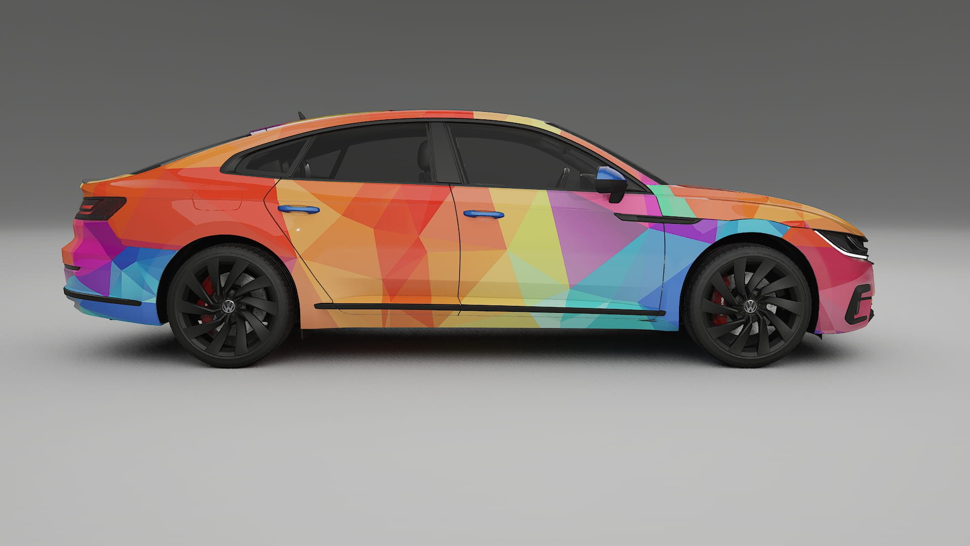 VW Arteon R 3H prefacelift pre-LCI VECTOR VIBE – Kit Wrap PPF Personalizzato in Pellicola Poliuretanica Stampabile
