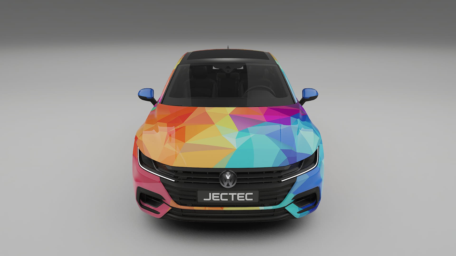 VW Arteon R 3H prefacelift pre-LCI VECTOR VIBE – Kit Wrap PPF Personalizzato in Pellicola Poliuretanica Stampabile
