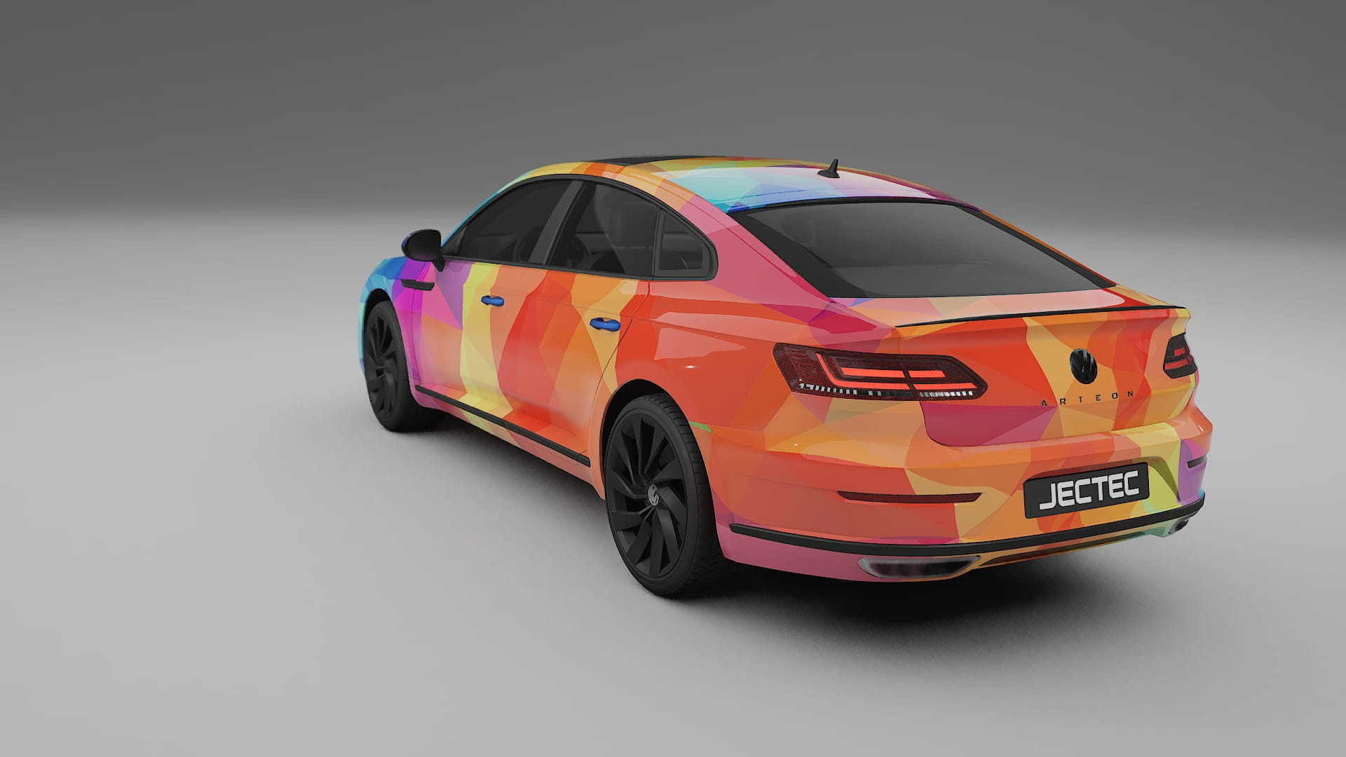 VW Arteon R 3H prefacelift pre-LCI VECTOR VIBE – Kit Wrap PPF Personalizzato in Pellicola Poliuretanica Stampabile