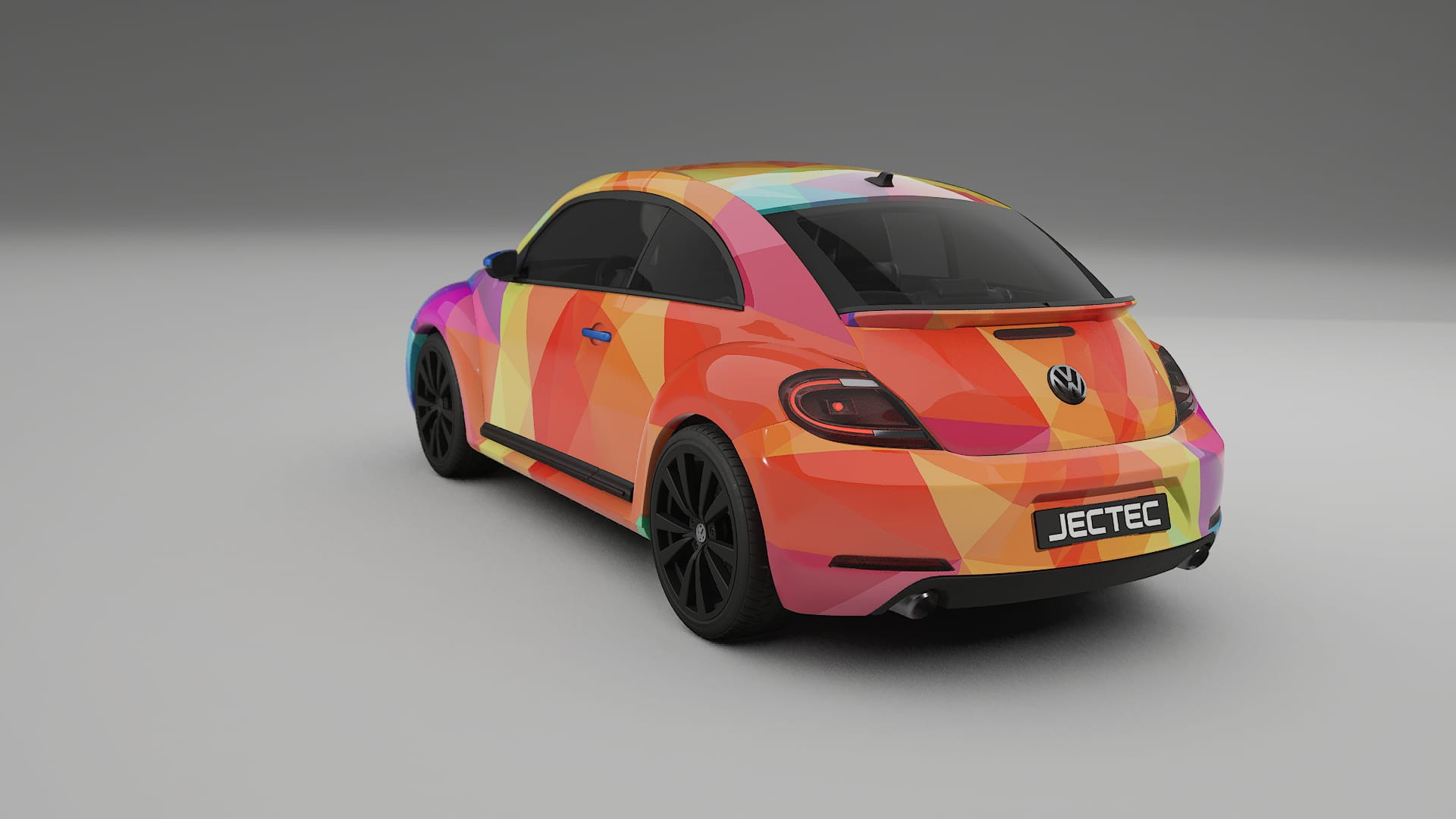 VW Beetle A5 prefacelift pre-LCI VECTOR VIBE – Kit Wrap PPF Personalizzato in Pellicola Poliuretanica Stampabile