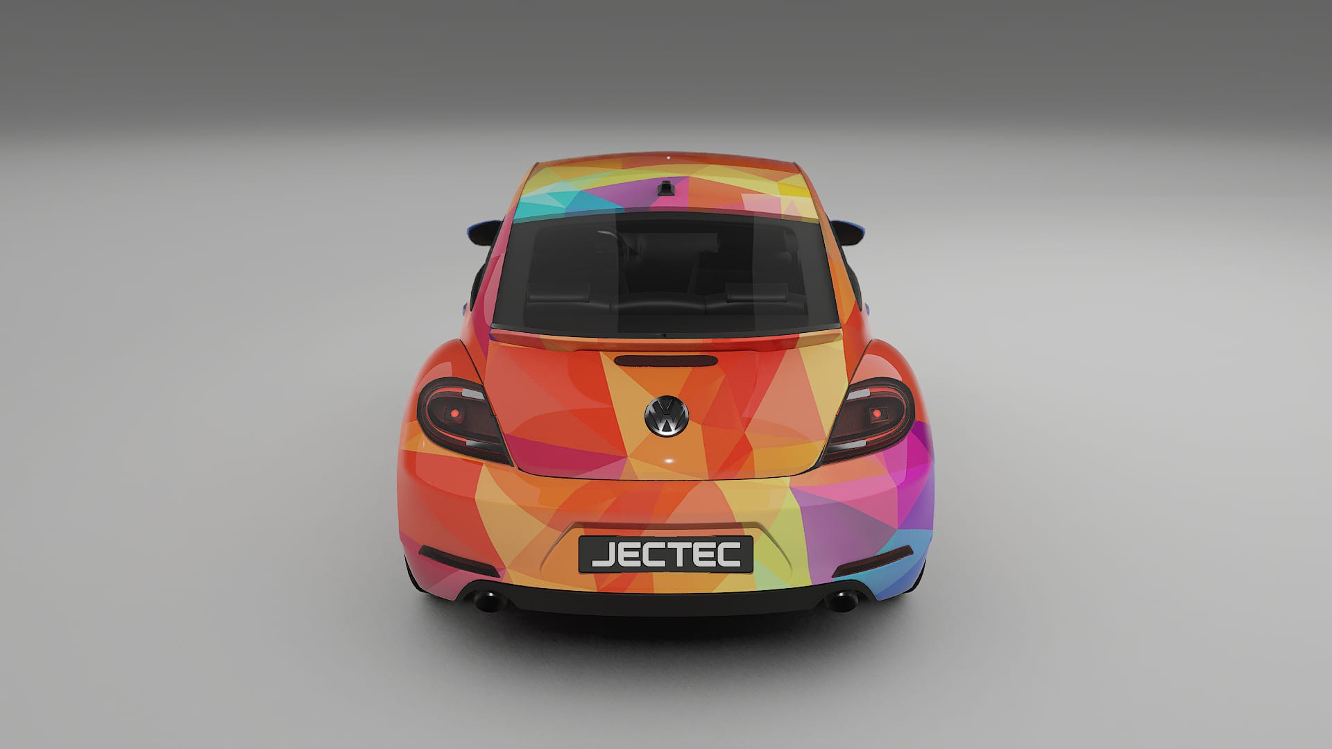 VW Beetle A5 prefacelift pre-LCI VECTOR VIBE – Kit Wrap PPF Personalizzato in Pellicola Poliuretanica Stampabile
