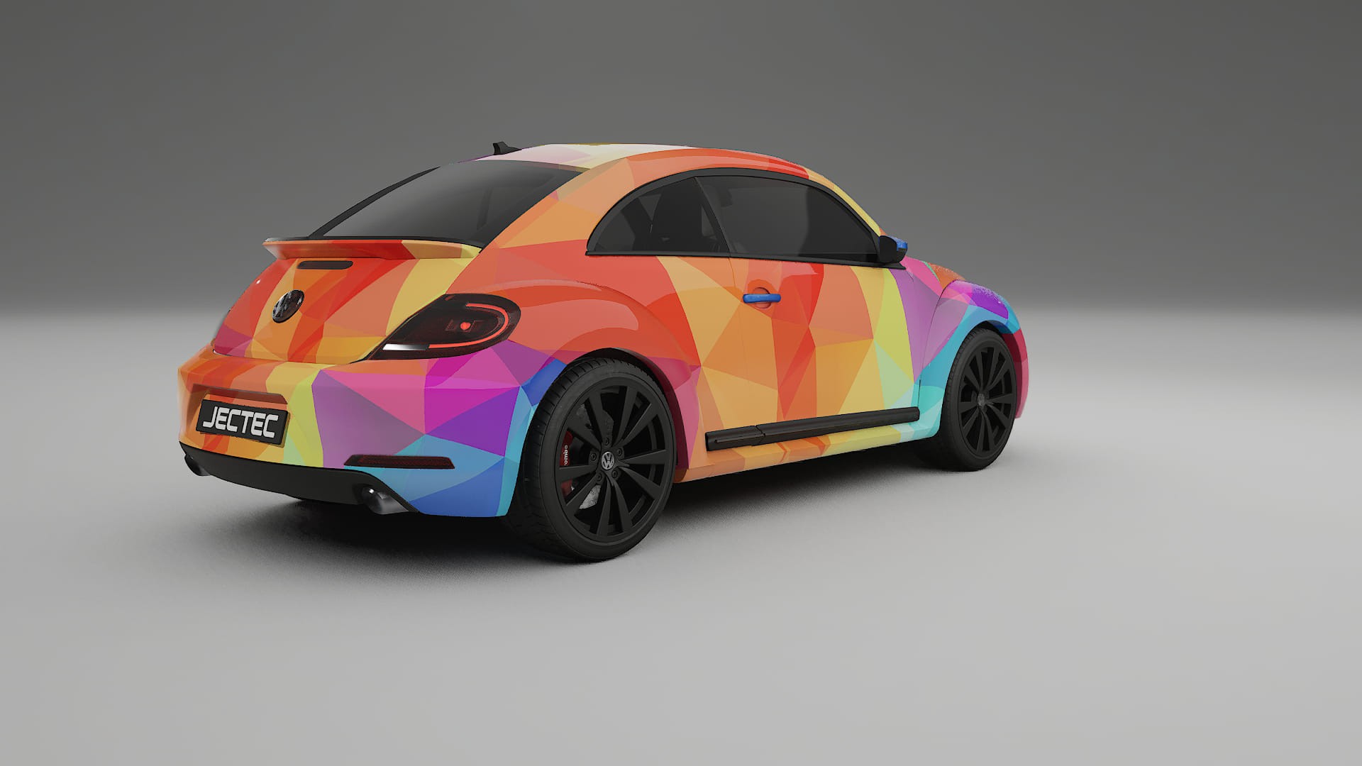 VW Beetle A5 prefacelift pre-LCI VECTOR VIBE – Kit Wrap PPF Personalizzato in Pellicola Poliuretanica Stampabile