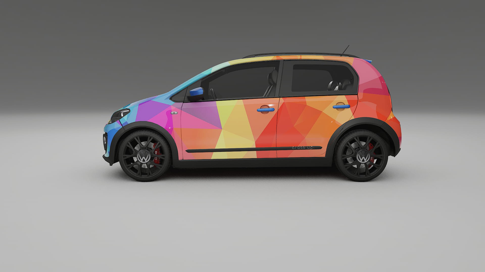 VW Cross Up VECTOR VIBE – Kit Wrap PPF Personalizzato in Pellicola Poliuretanica Stampabile