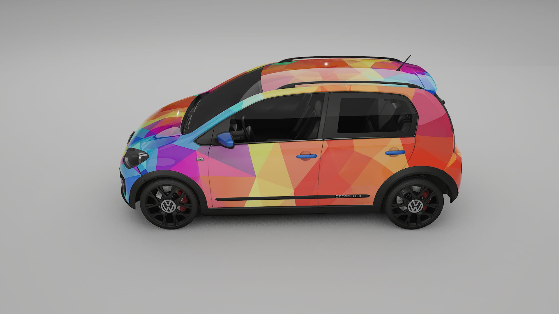 VW Cross Up VECTOR VIBE – Kit Wrap PPF Personalizzato in Pellicola Poliuretanica Stampabile