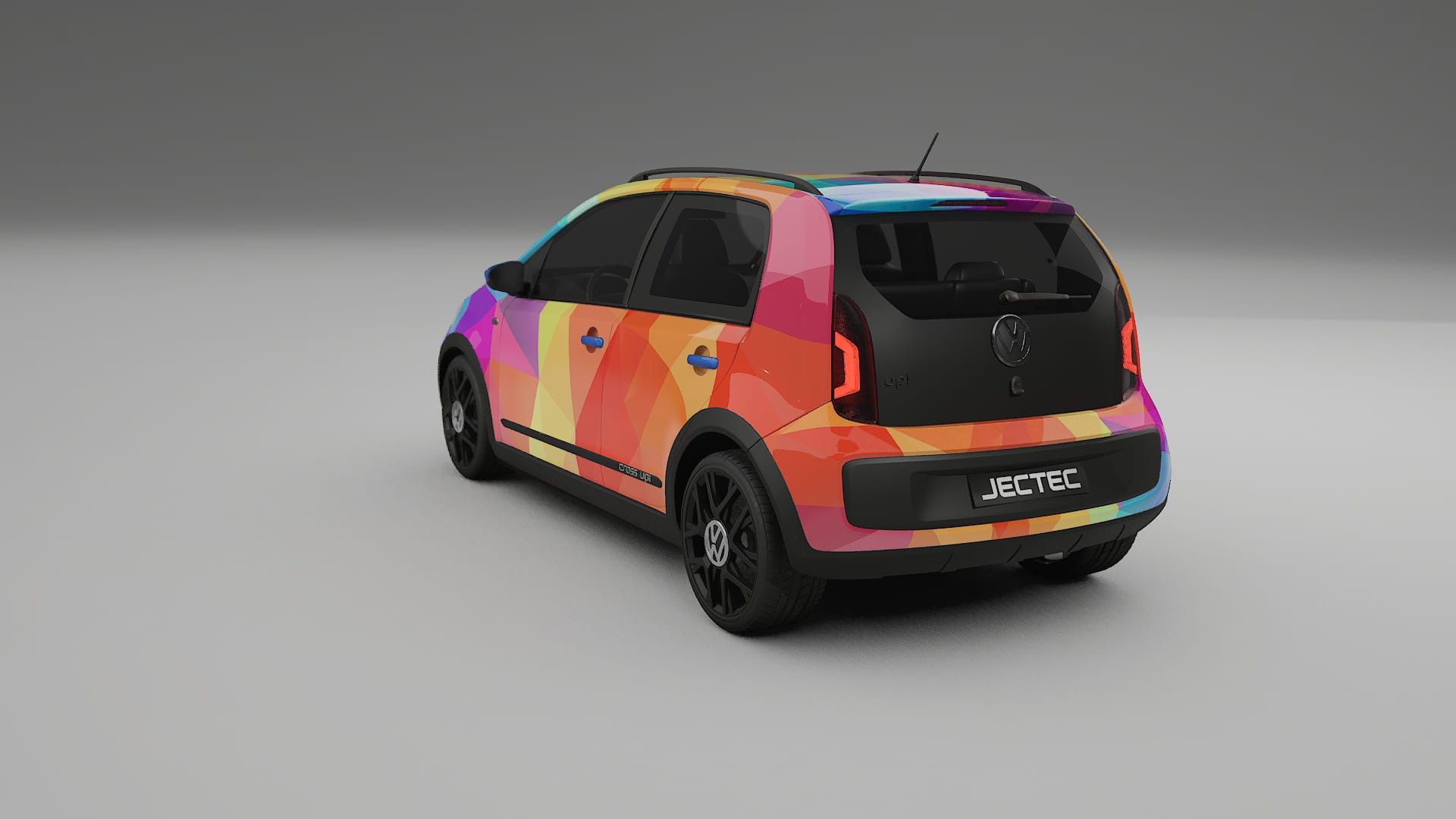 VW Cross Up VECTOR VIBE – Kit Wrap PPF Personalizzato in Pellicola Poliuretanica Stampabile