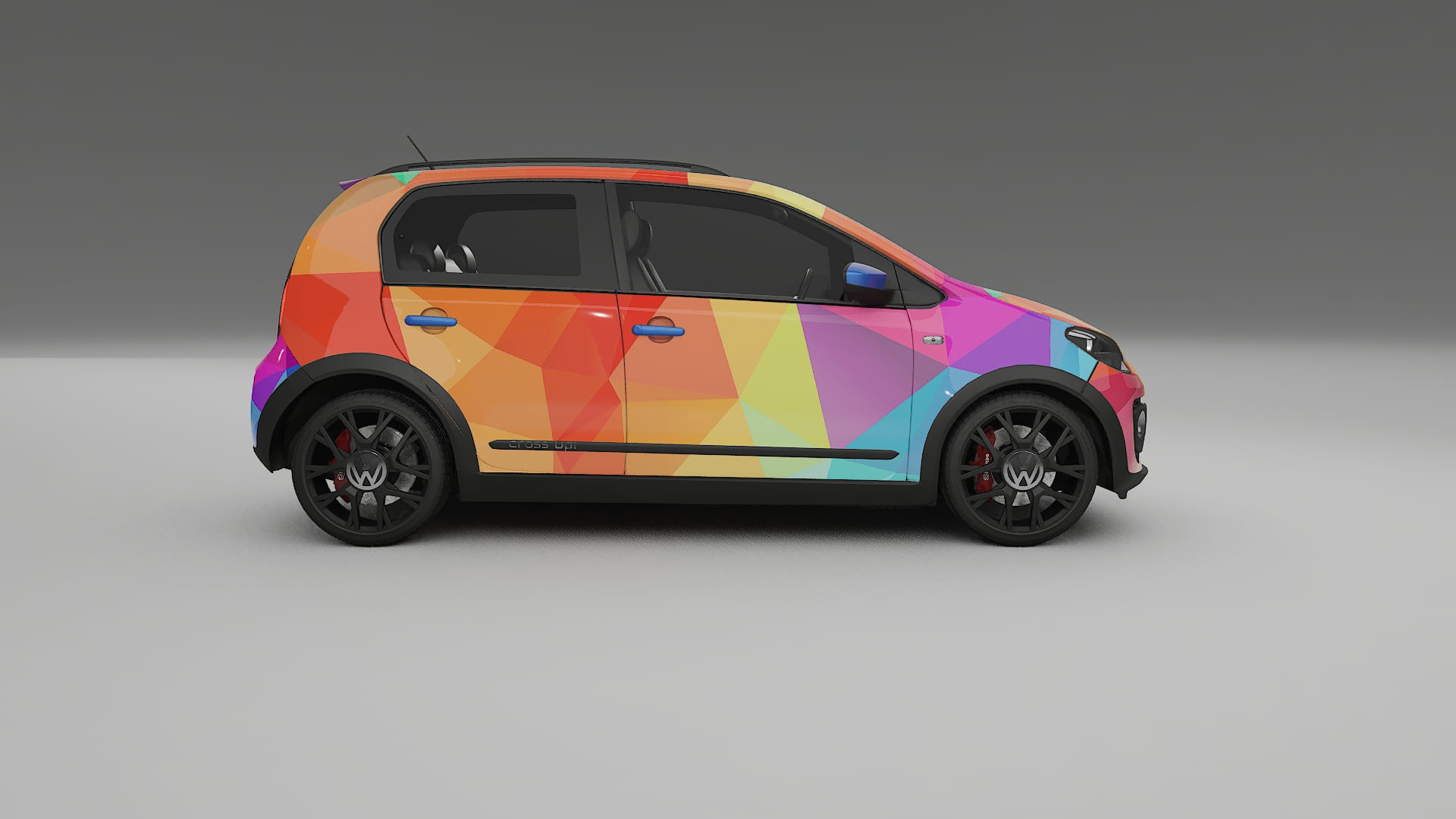 VW Cross Up VECTOR VIBE – Kit Wrap PPF Personalizzato in Pellicola Poliuretanica Stampabile