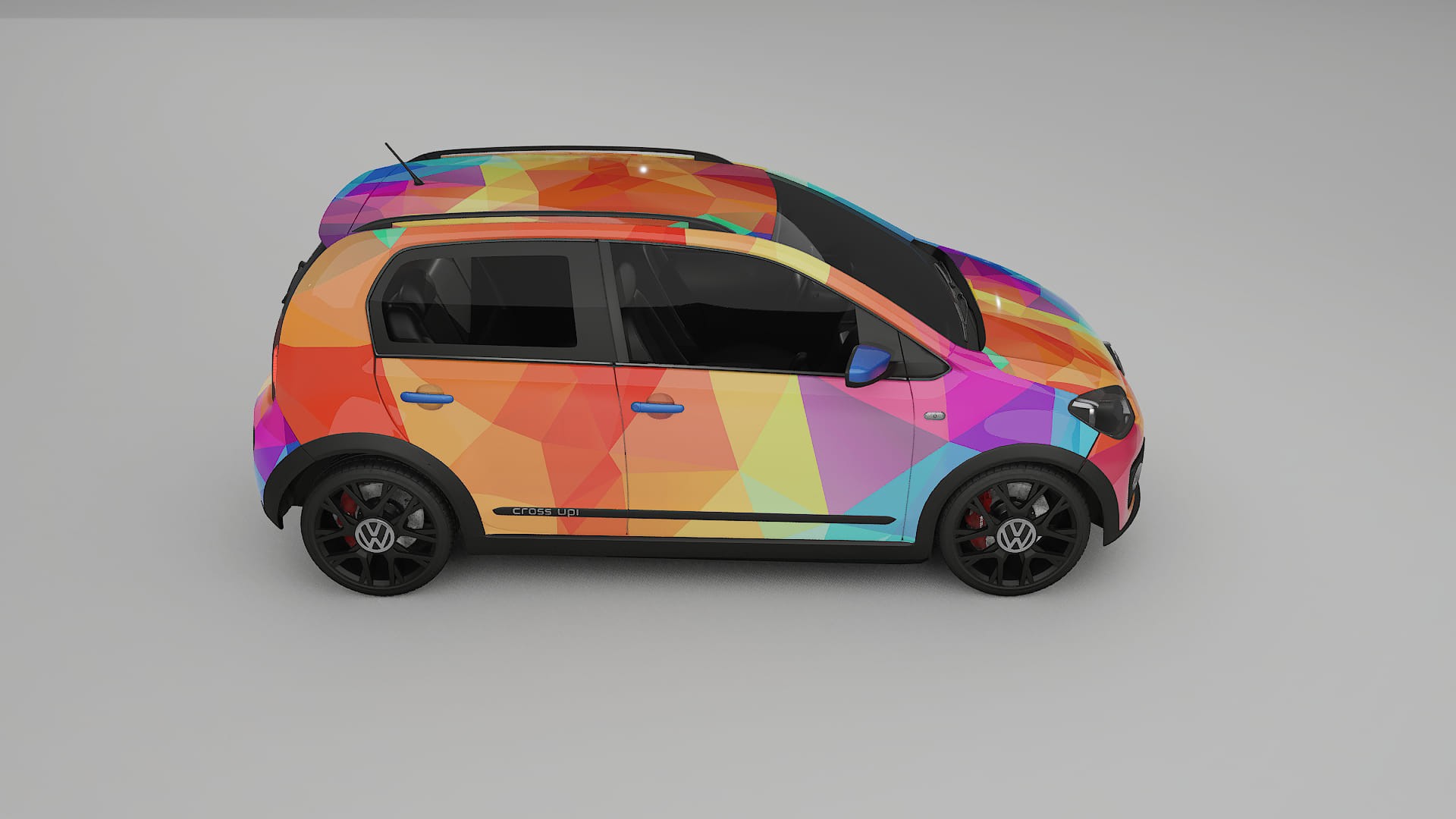 VW Cross Up VECTOR VIBE – Kit Wrap PPF Personalizzato in Pellicola Poliuretanica Stampabile