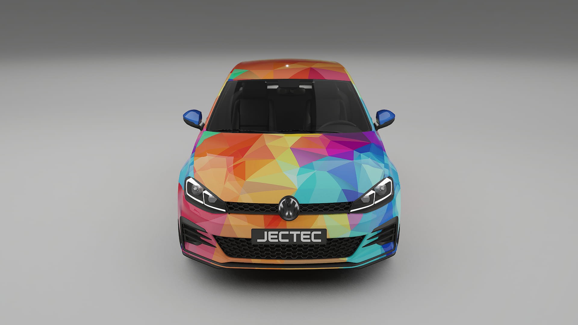 VW Golf Mk7 VECTOR VIBE – Kit Wrap PPF Personalizzato in Pellicola Poliuretanica Stampabile