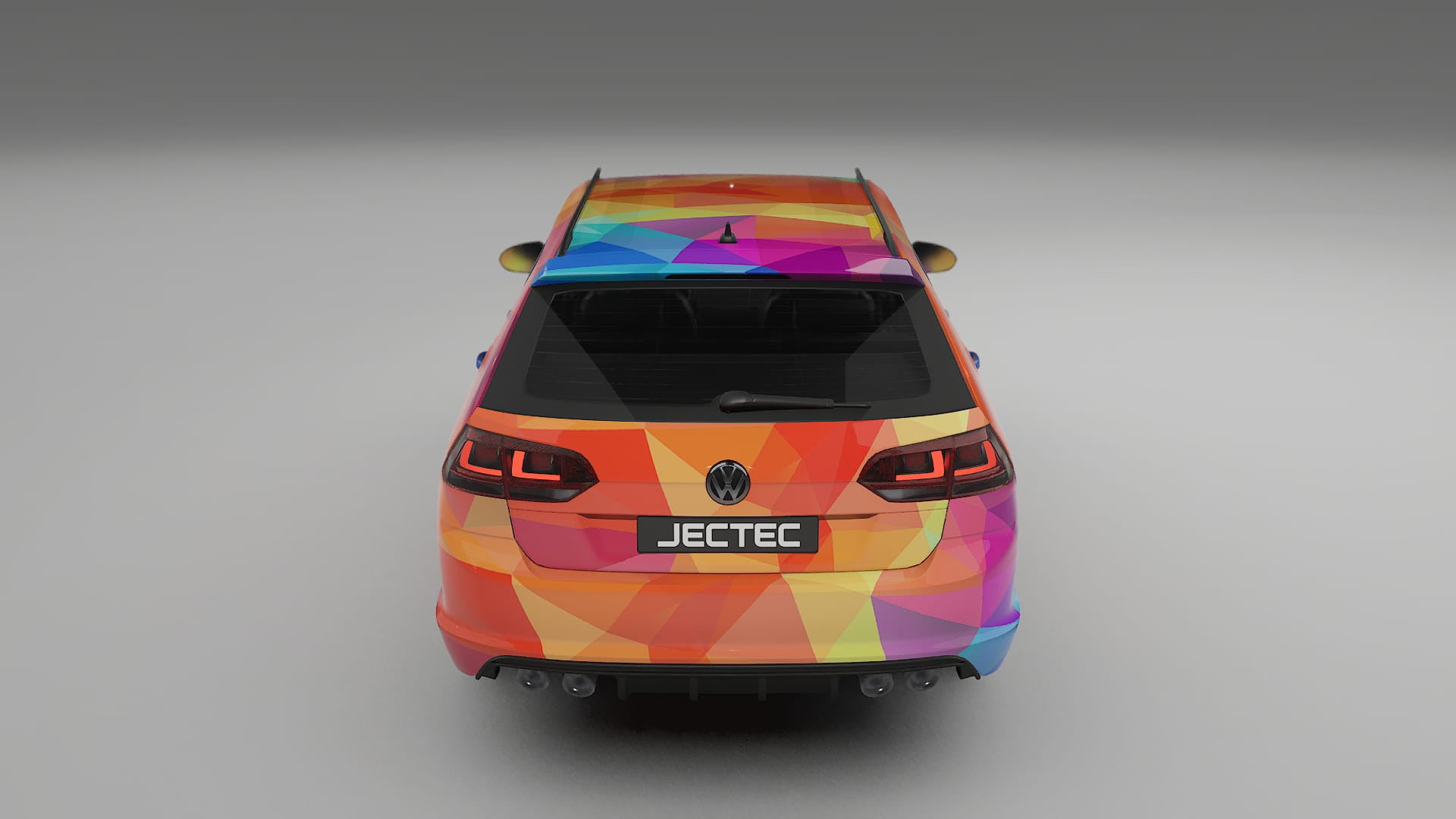VW Golf Variant Mk7 VECTOR VIBE – Kit Wrap PPF Personalizzato in Pellicola Poliuretanica Stampabile