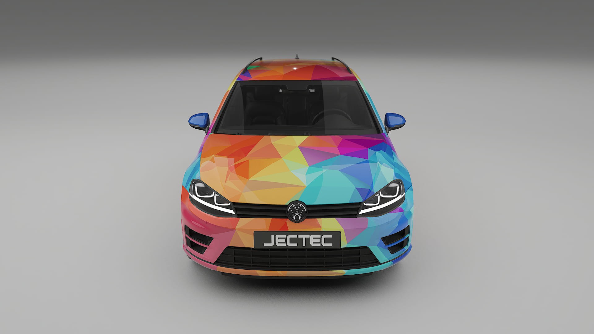 VW Golf Variant Mk7 VECTOR VIBE – Kit Wrap PPF Personalizzato in Pellicola Poliuretanica Stampabile