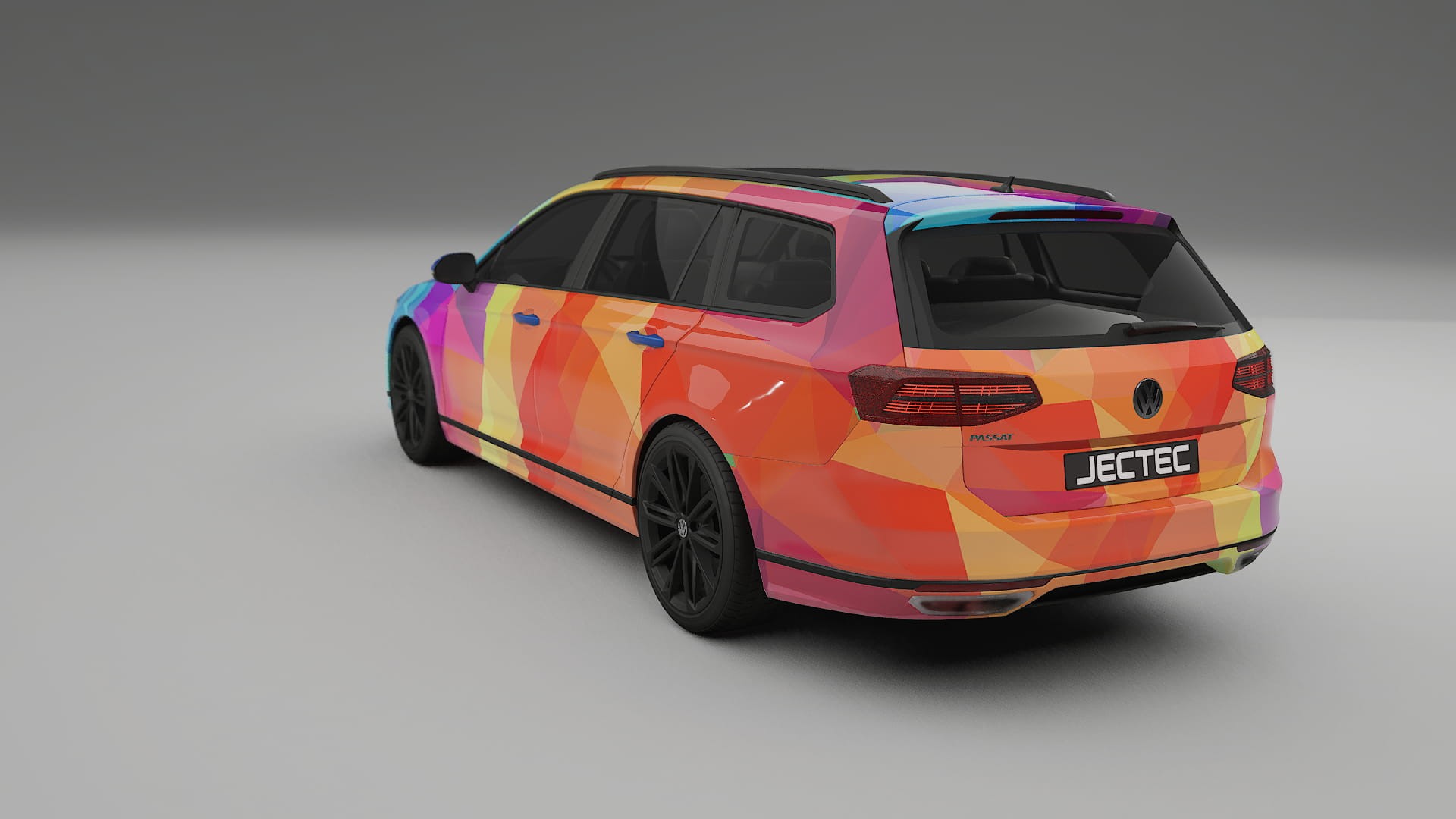 VW Passat VariantR B8 VECTOR VIBE – Kit Wrap PPF Personalizzato in Pellicola Poliuretanica Stampabile