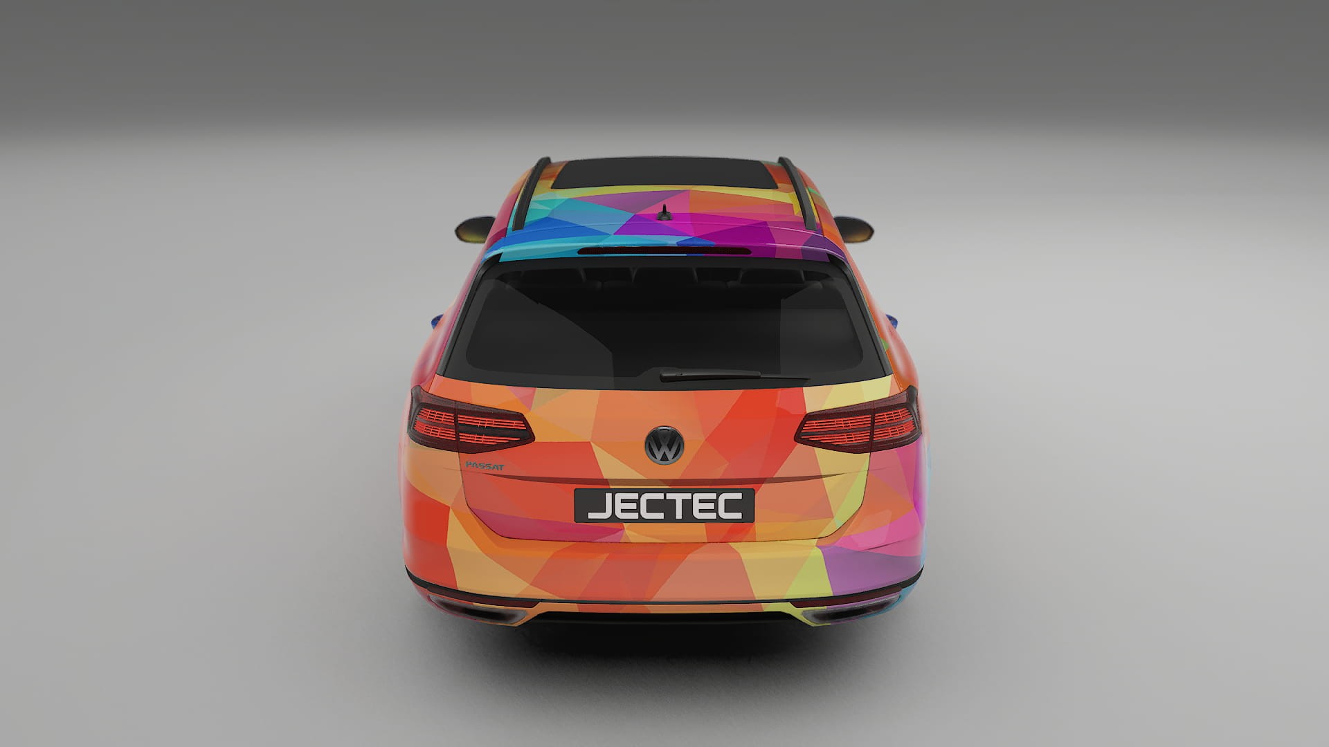 VW Passat VariantR B8 VECTOR VIBE – Kit Wrap PPF Personalizzato in Pellicola Poliuretanica Stampabile
