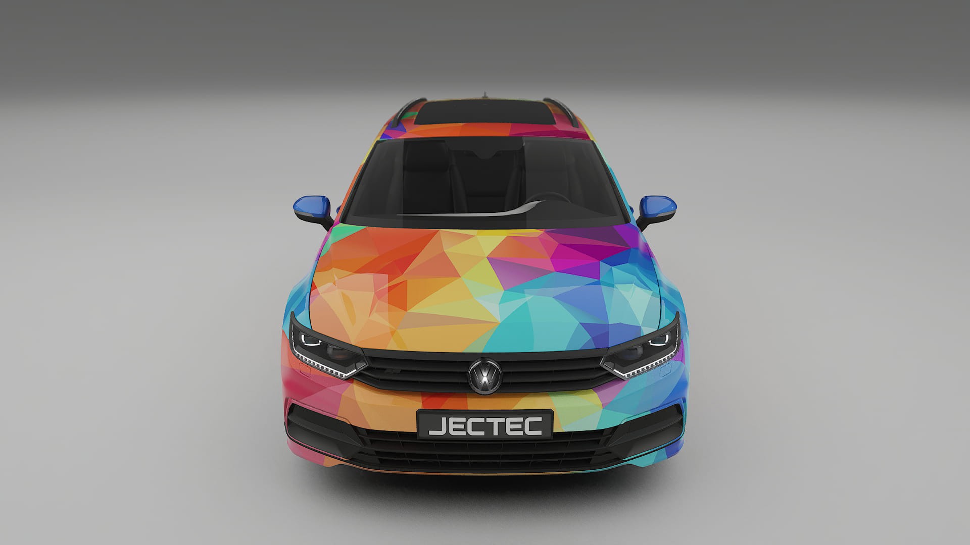 VW Passat VariantR B8 VECTOR VIBE – Kit Wrap PPF Personalizzato in Pellicola Poliuretanica Stampabile