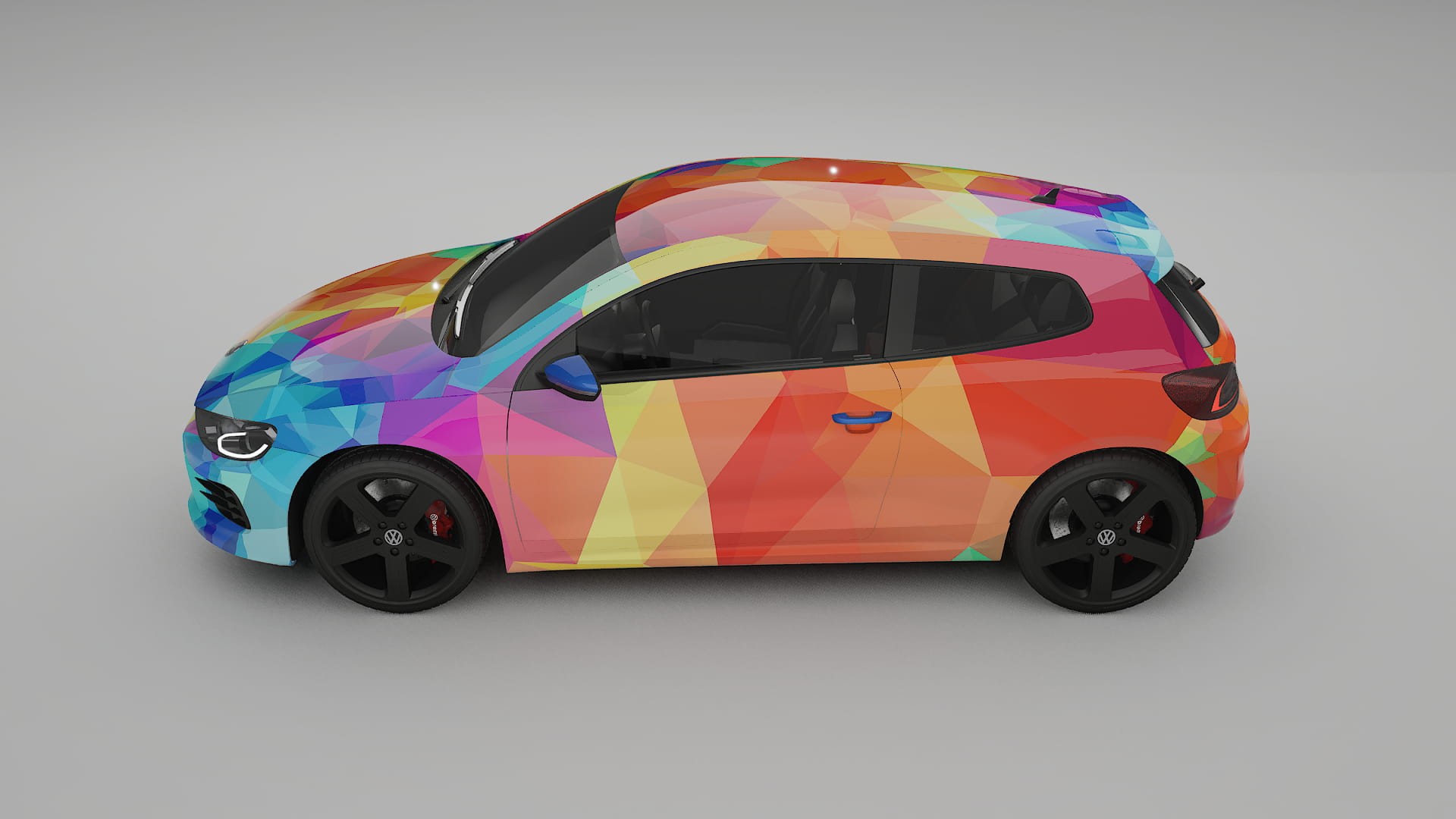 VW Scirocco R III VECTOR VIBE – Kit Wrap PPF Personalizzato in Pellicola Poliuretanica Stampabile