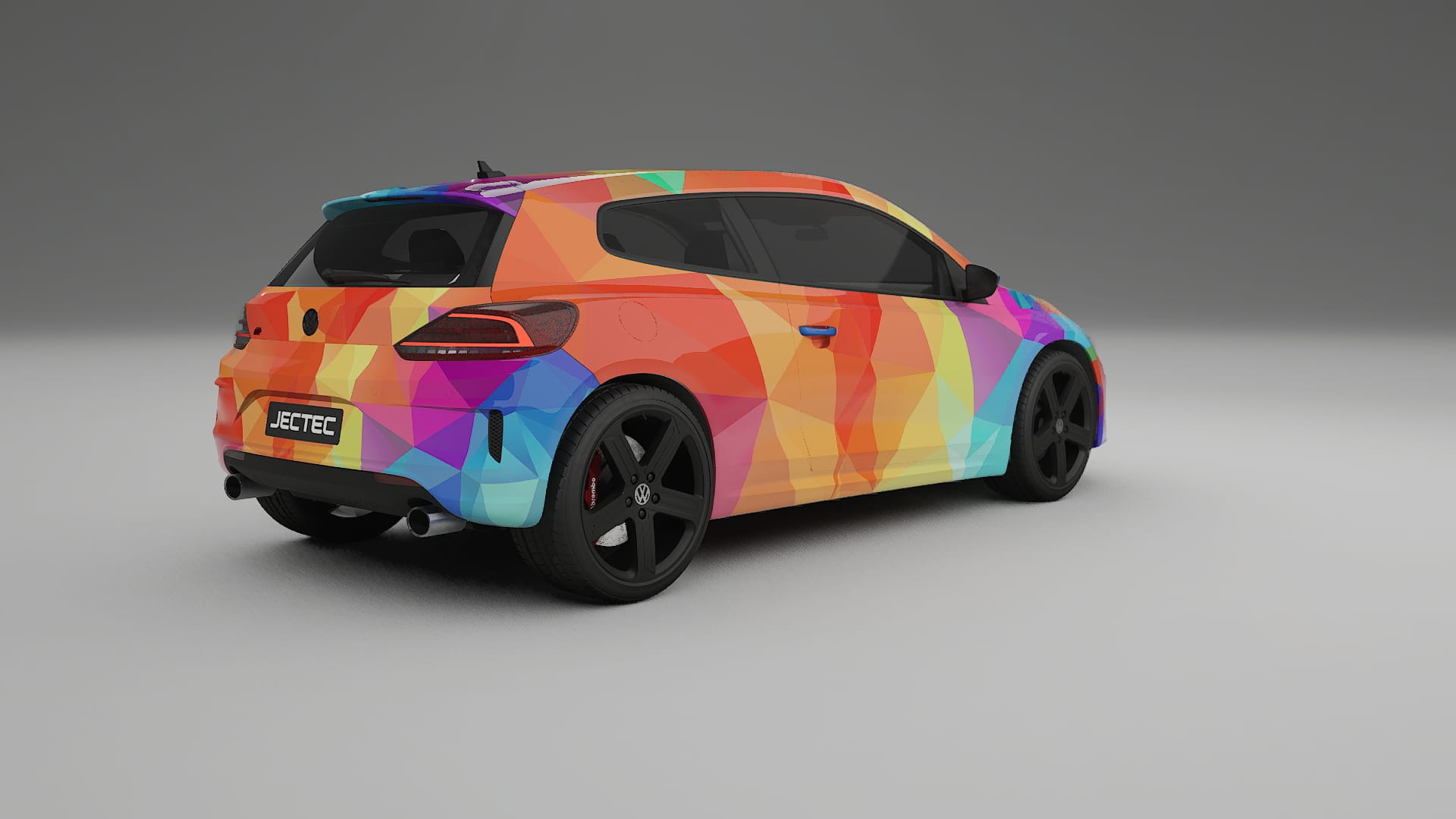 VW Scirocco R III VECTOR VIBE – Kit Wrap PPF Personalizzato in Pellicola Poliuretanica Stampabile