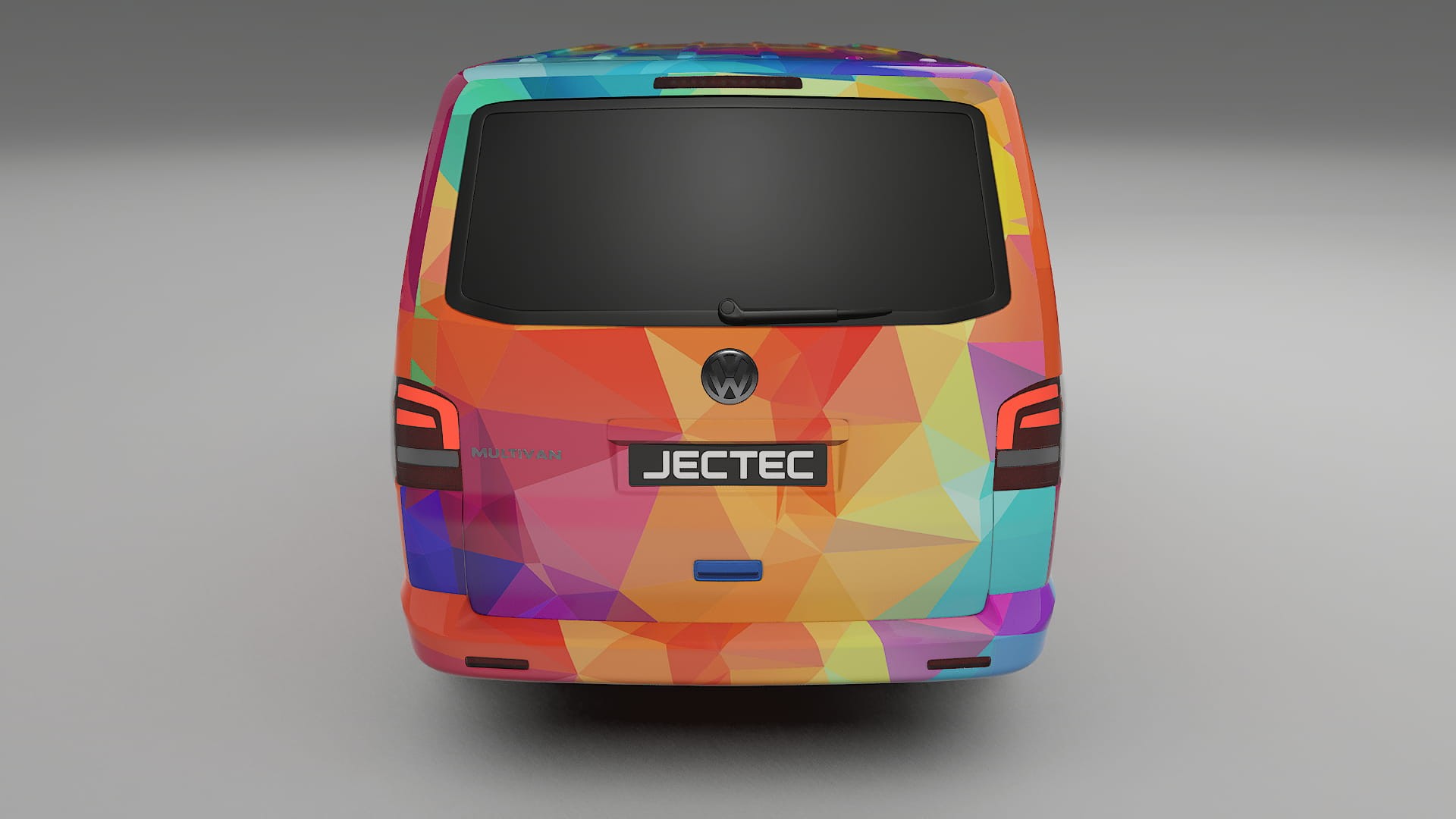 VW Transporter T5 Caravelle VECTOR VIBE – Kit Wrap PPF Personalizzato in Pellicola Poliuretanica Stampabile