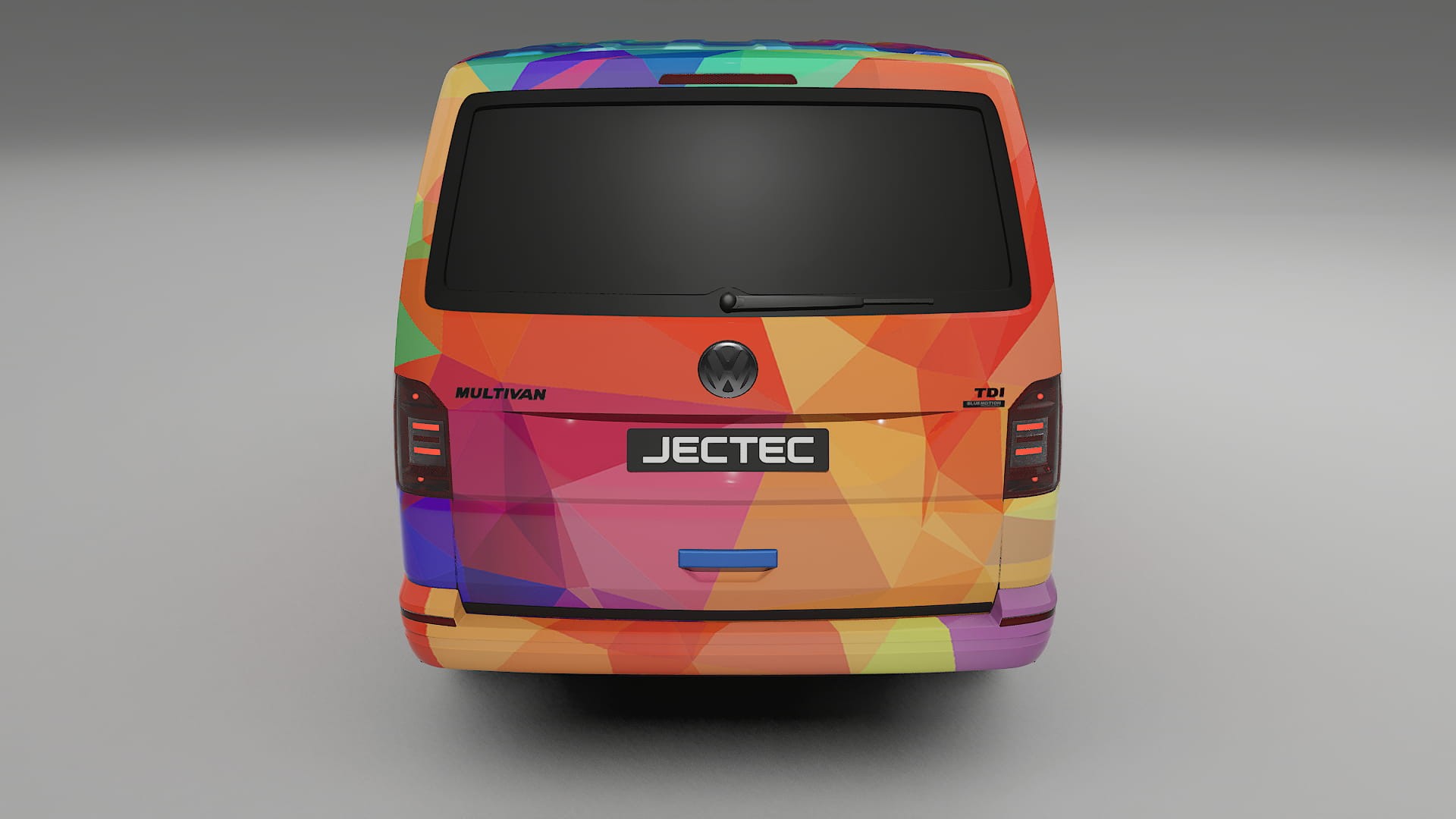 VW Transporter T6 Multivan VECTOR VIBE – Kit Wrap PPF Personalizzato in Pellicola Poliuretanica Stampabile