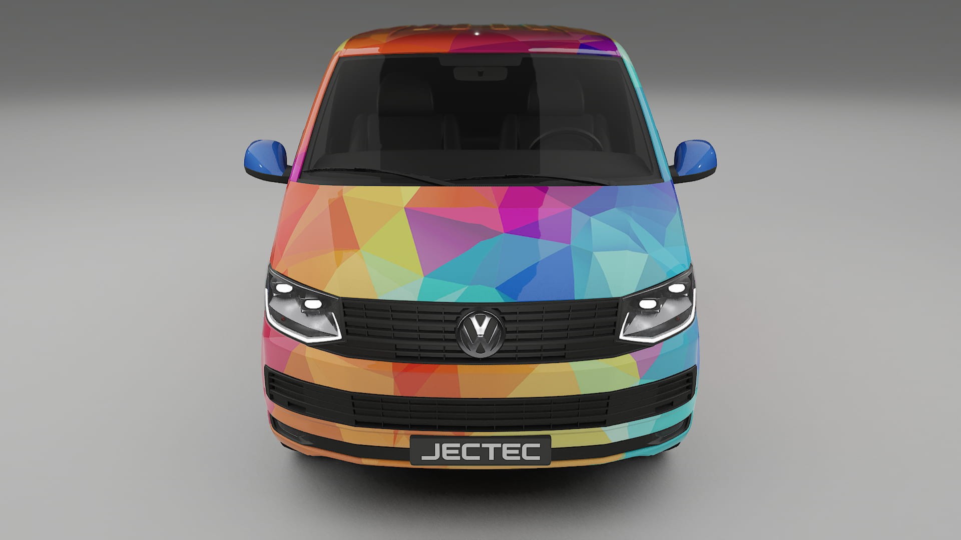 VW Transporter T6 Multivan VECTOR VIBE – Kit Wrap PPF Personalizzato in Pellicola Poliuretanica Stampabile