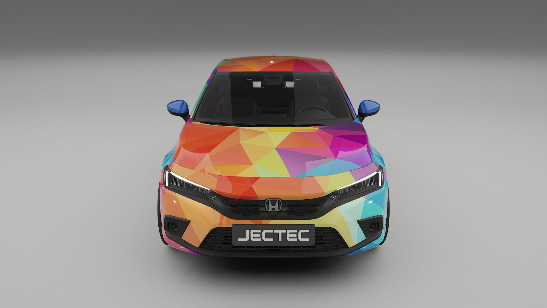 Honda Civic hatchback VECTOR VIBE – Kit Wrap PPF Personalizzato in Pellicola Poliuretanica Stampabile