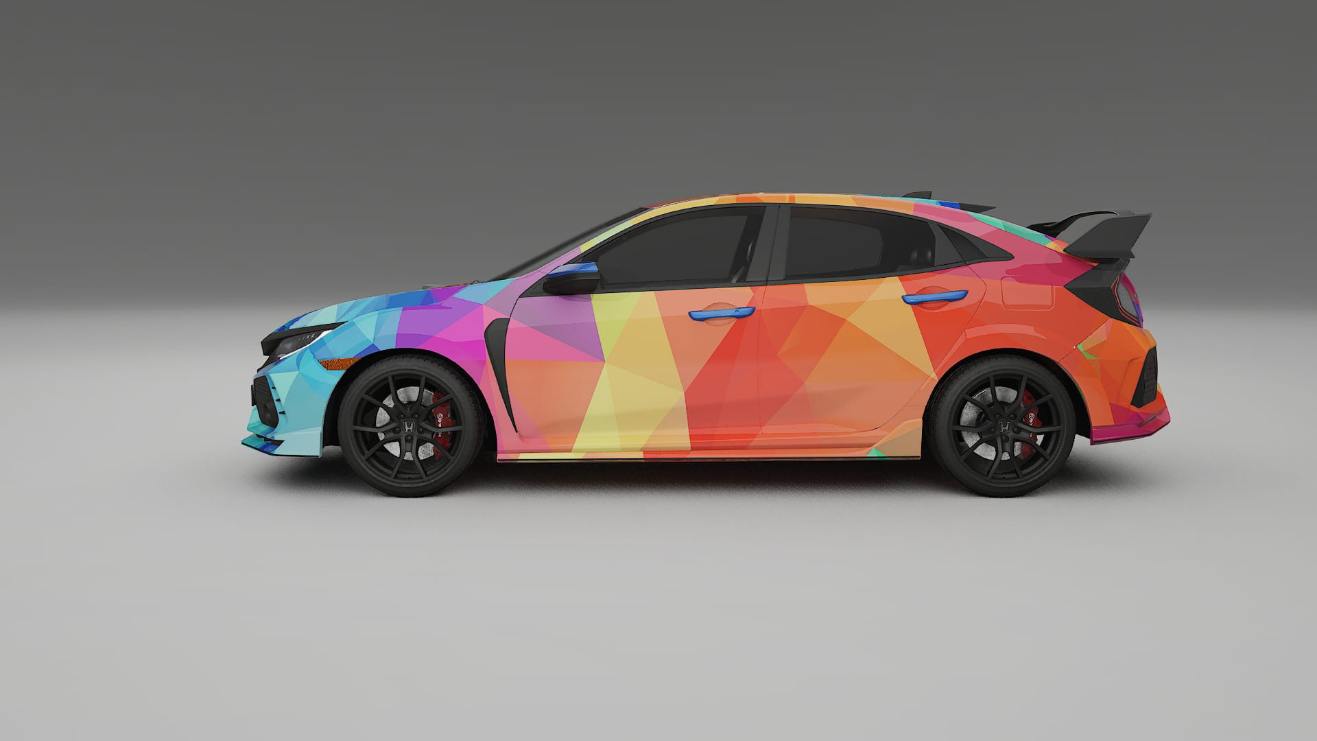 Honda Civic Type-R VECTOR VIBE – Kit Wrap PPF Personalizzato in Pellicola Poliuretanica Stampabile