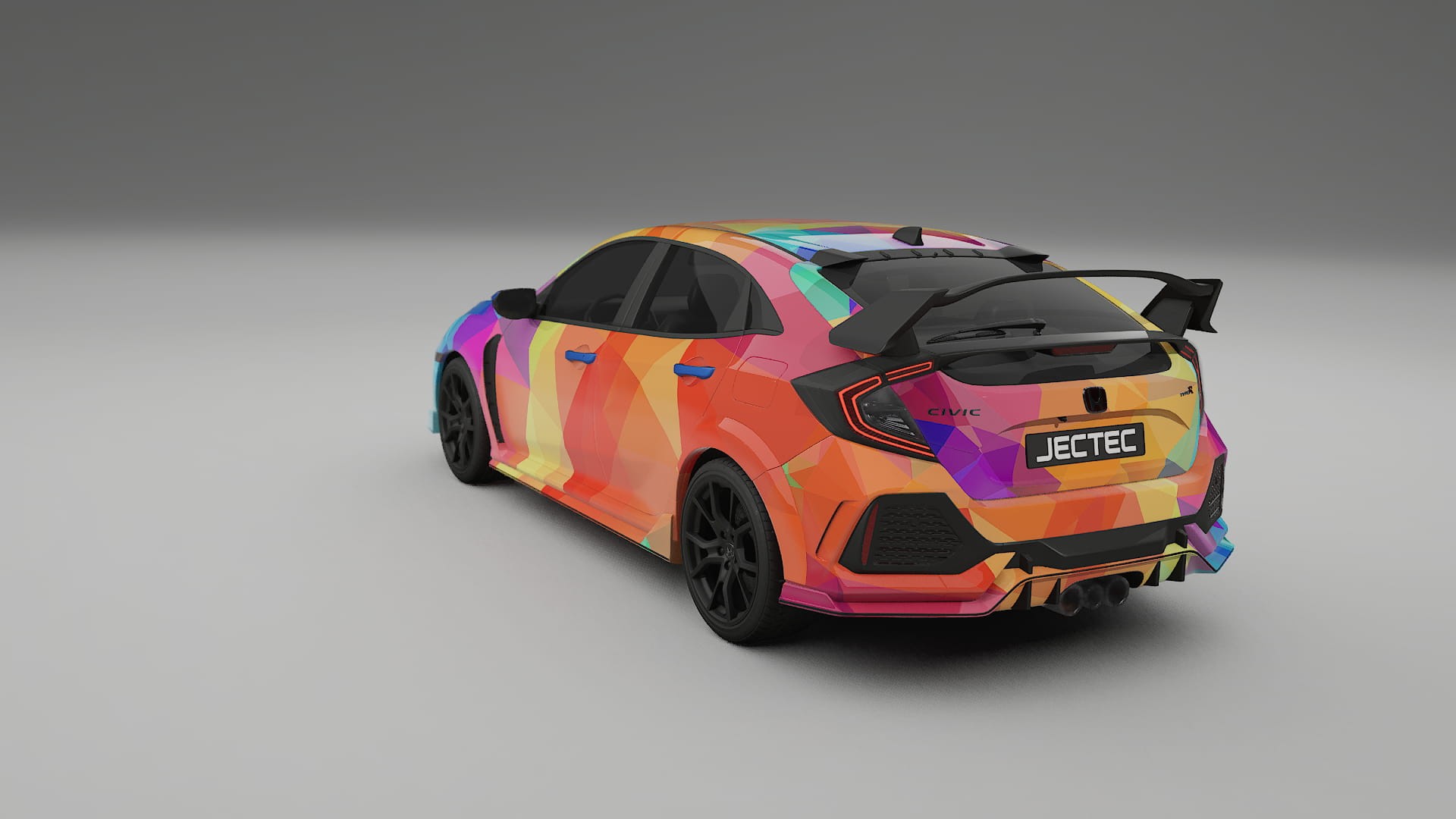 Honda Civic Type-R VECTOR VIBE – Kit Wrap PPF Personalizzato in Pellicola Poliuretanica Stampabile