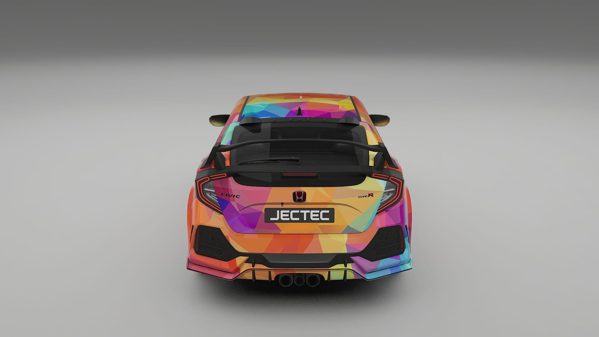 Honda Civic Type-R VECTOR VIBE – Kit Wrap PPF Personalizzato in Pellicola Poliuretanica Stampabile