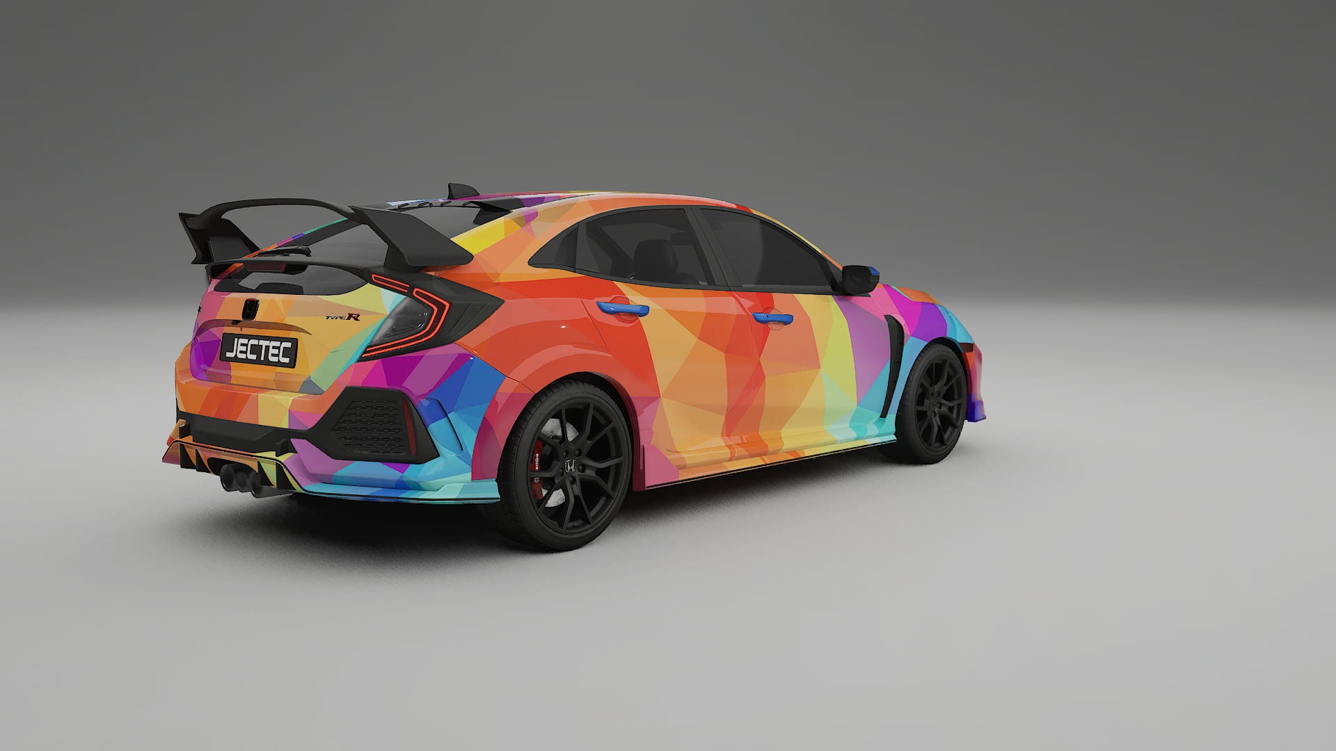 Honda Civic Type-R VECTOR VIBE – Kit Wrap PPF Personalizzato in Pellicola Poliuretanica Stampabile