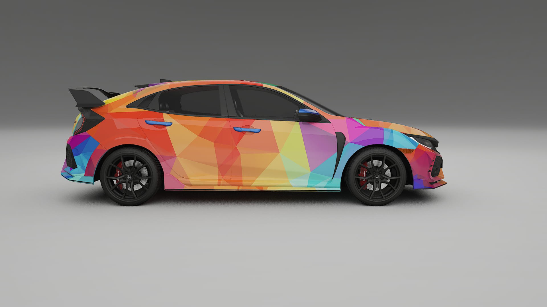 Honda Civic Type-R VECTOR VIBE – Kit Wrap PPF Personalizzato in Pellicola Poliuretanica Stampabile