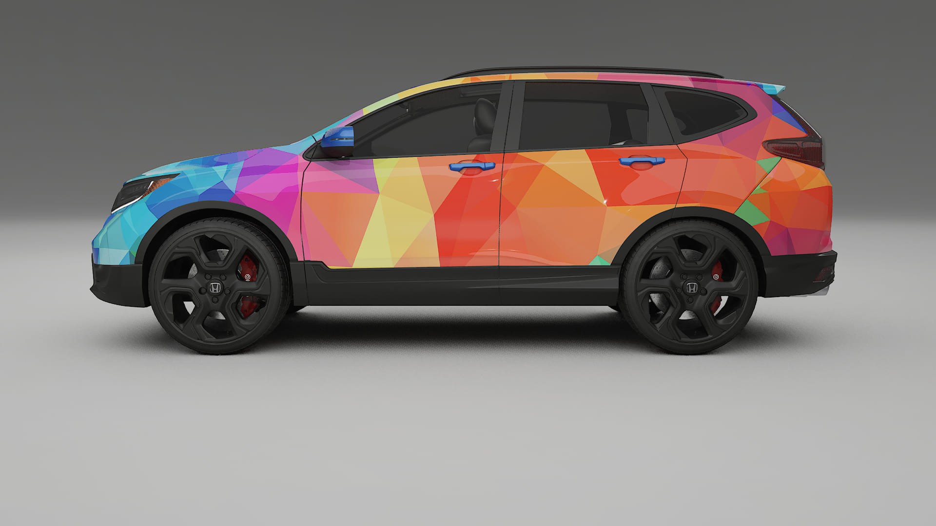 Honda CRV Touring prefacelift pre-LCI VECTOR VIBE – Kit Wrap PPF Personalizzato in Pellicola Poliuretanica Stampabile