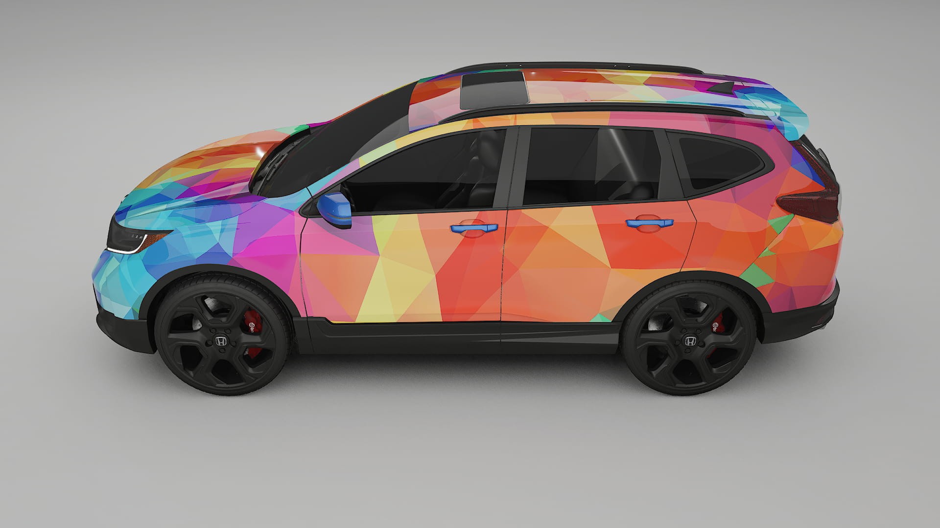 Honda CRV Touring prefacelift pre-LCI VECTOR VIBE – Kit Wrap PPF Personalizzato in Pellicola Poliuretanica Stampabile