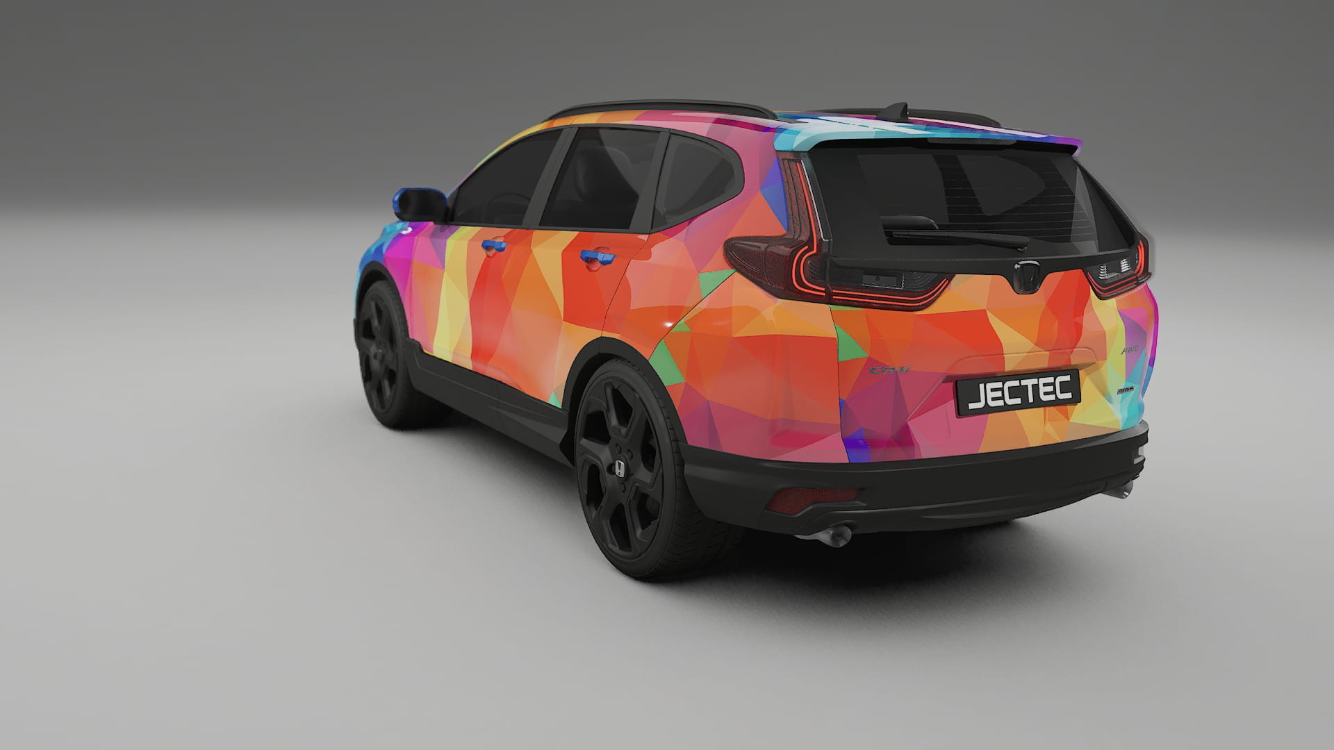 Honda CRV Touring prefacelift pre-LCI VECTOR VIBE – Kit Wrap PPF Personalizzato in Pellicola Poliuretanica Stampabile