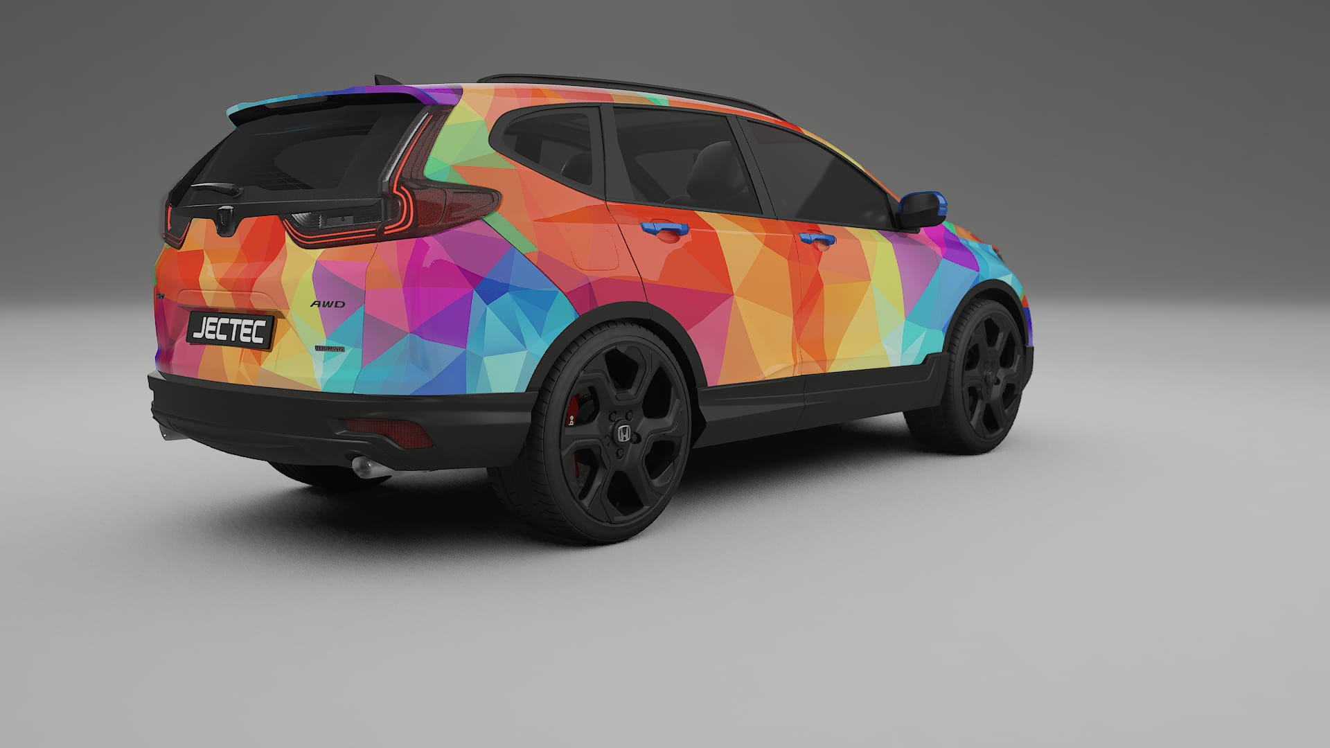 Honda CRV Touring prefacelift pre-LCI VECTOR VIBE – Kit Wrap PPF Personalizzato in Pellicola Poliuretanica Stampabile