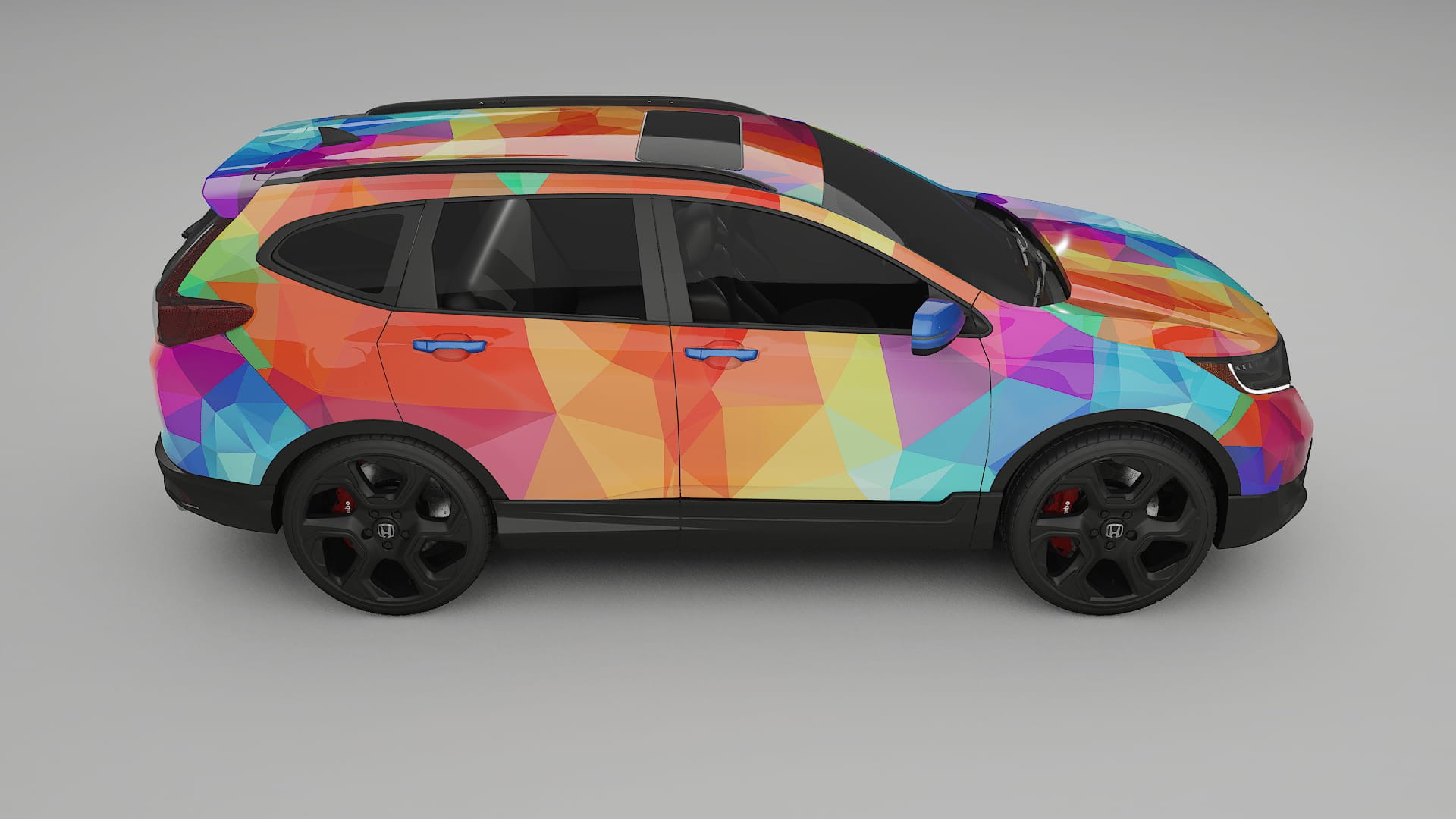 Honda CRV Touring prefacelift pre-LCI VECTOR VIBE – Kit Wrap PPF Personalizzato in Pellicola Poliuretanica Stampabile