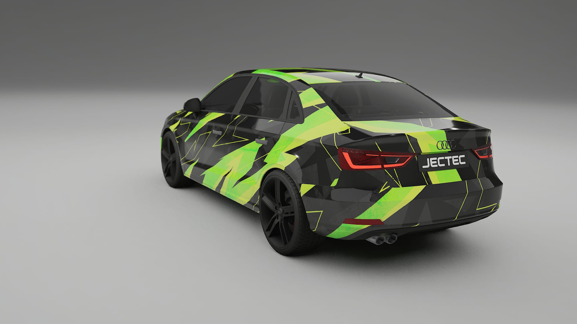 Audi A3 8V sedan prefacelift pre-LCI NINJA TURTLES – Kit Wrap PPF Personalizzato in Pellicola Poliuretanica Stampabile