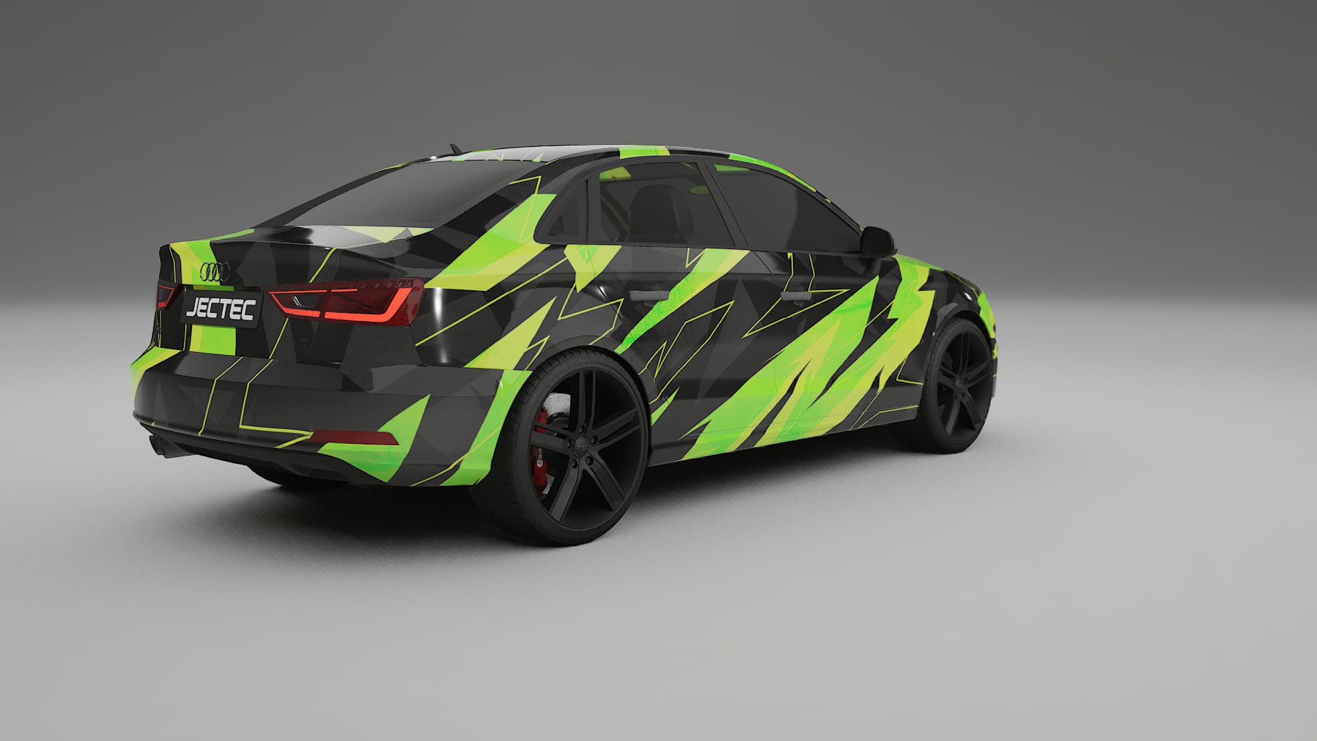 Audi A3 8V sedan prefacelift pre-LCI NINJA TURTLES – Kit Wrap PPF Personalizzato in Pellicola Poliuretanica Stampabile