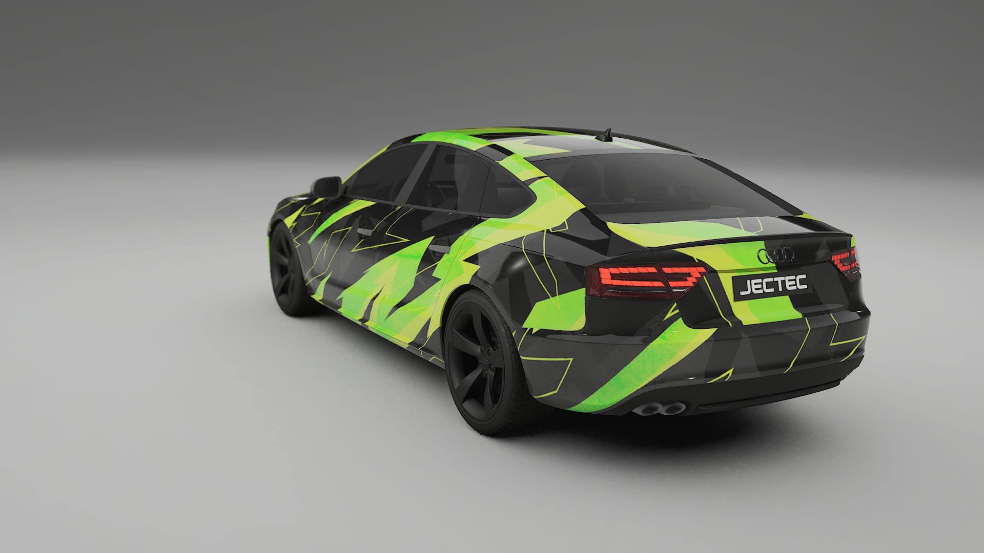 Audi A5 8T Sportback prefacelift pre-LCI NINJA TURTLES – Kit Wrap PPF Personalizzato in Pellicola Poliuretanica Stampabile