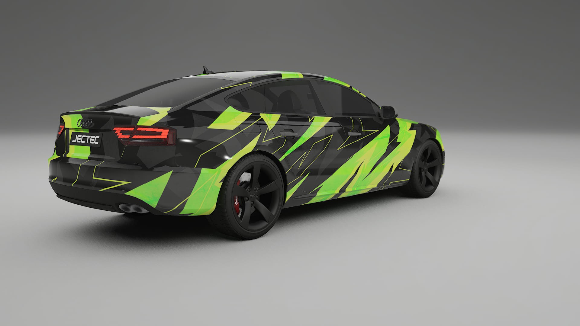 Audi A5 8T Sportback prefacelift pre-LCI NINJA TURTLES – Kit Wrap PPF Personalizzato in Pellicola Poliuretanica Stampabile