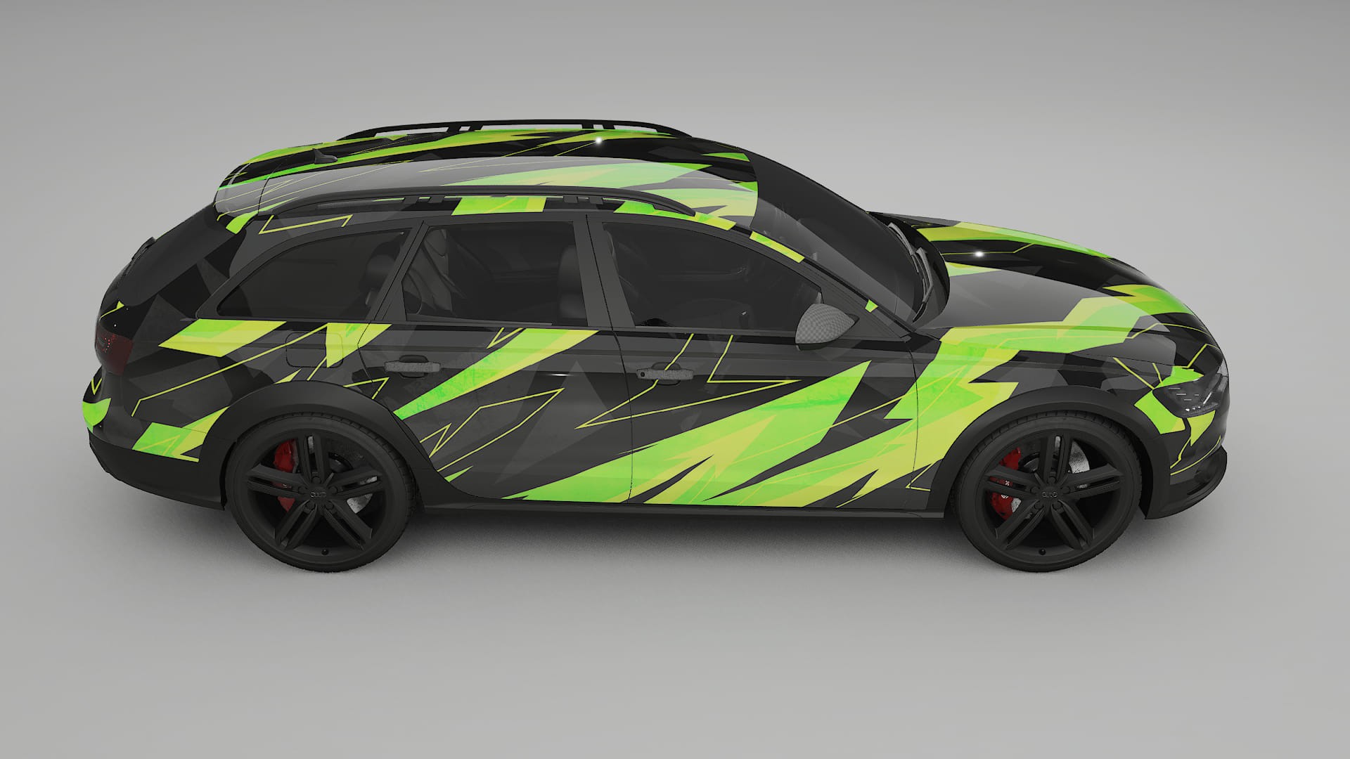 Audi A6 Allroad C7 prefacelift pre-LCI NINJA TURTLES – Kit Wrap PPF Personalizzato in Pellicola Poliuretanica Stampabile