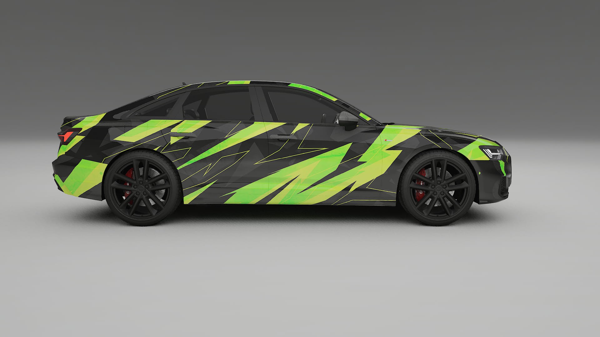 Audi A6 S-Line C8 NINJA TURTLES – Kit Wrap PPF Personalizzato in Pellicola Poliuretanica Stampabile