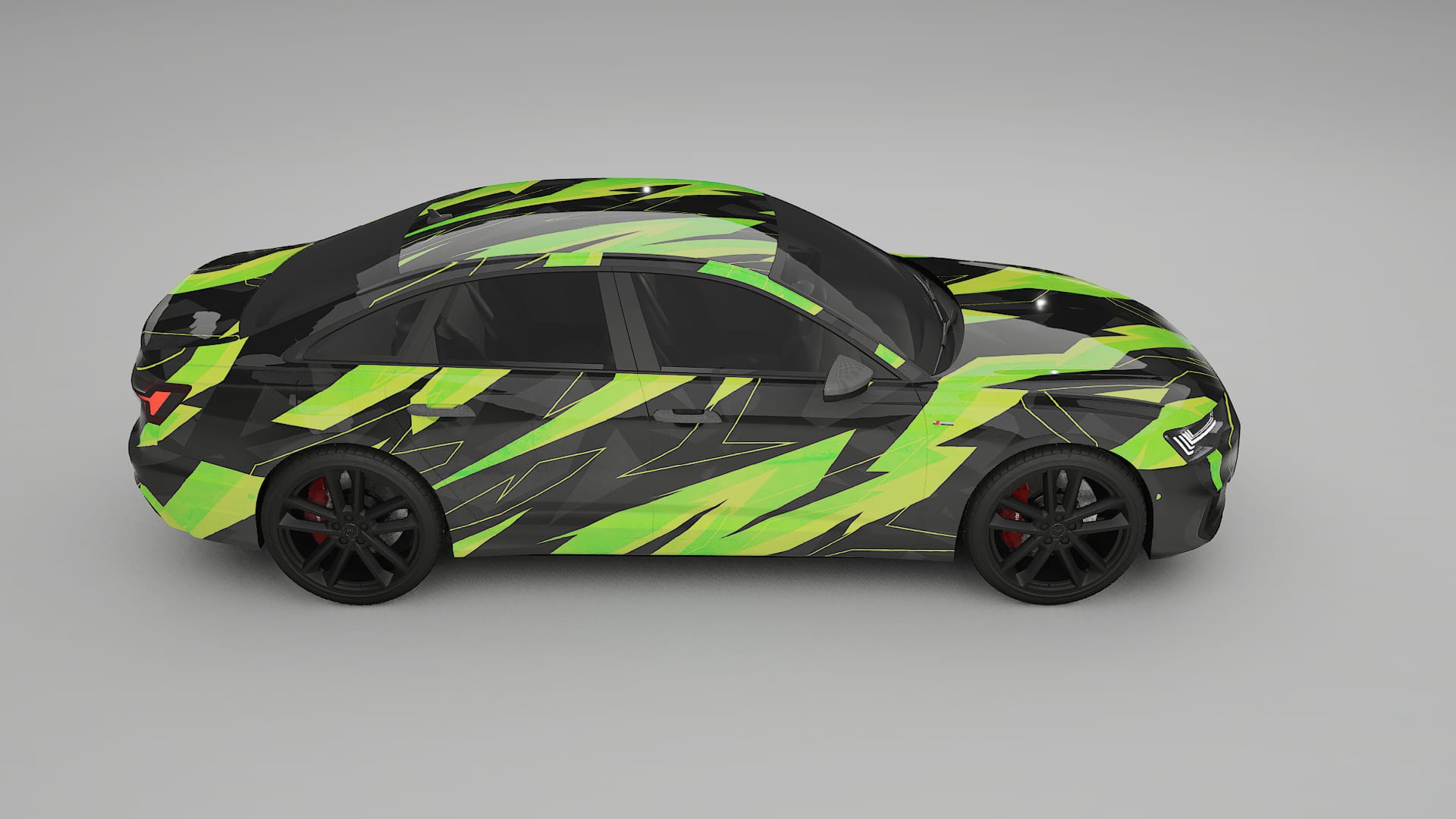 Audi A6 S-Line C8 NINJA TURTLES – Kit Wrap PPF Personalizzato in Pellicola Poliuretanica Stampabile