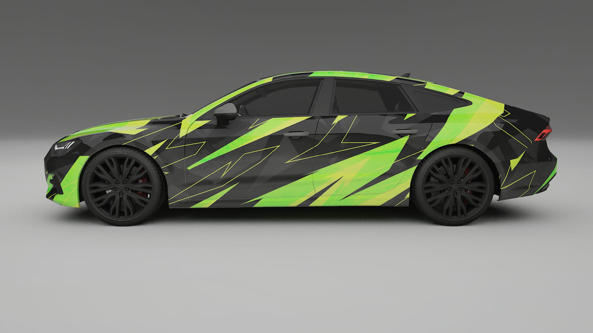 Audi A7 C8 Sportback prefacelift pre-LCI NINJA TURTLES – Kit Wrap PPF Personalizzato in Pellicola Poliuretanica Stampabile